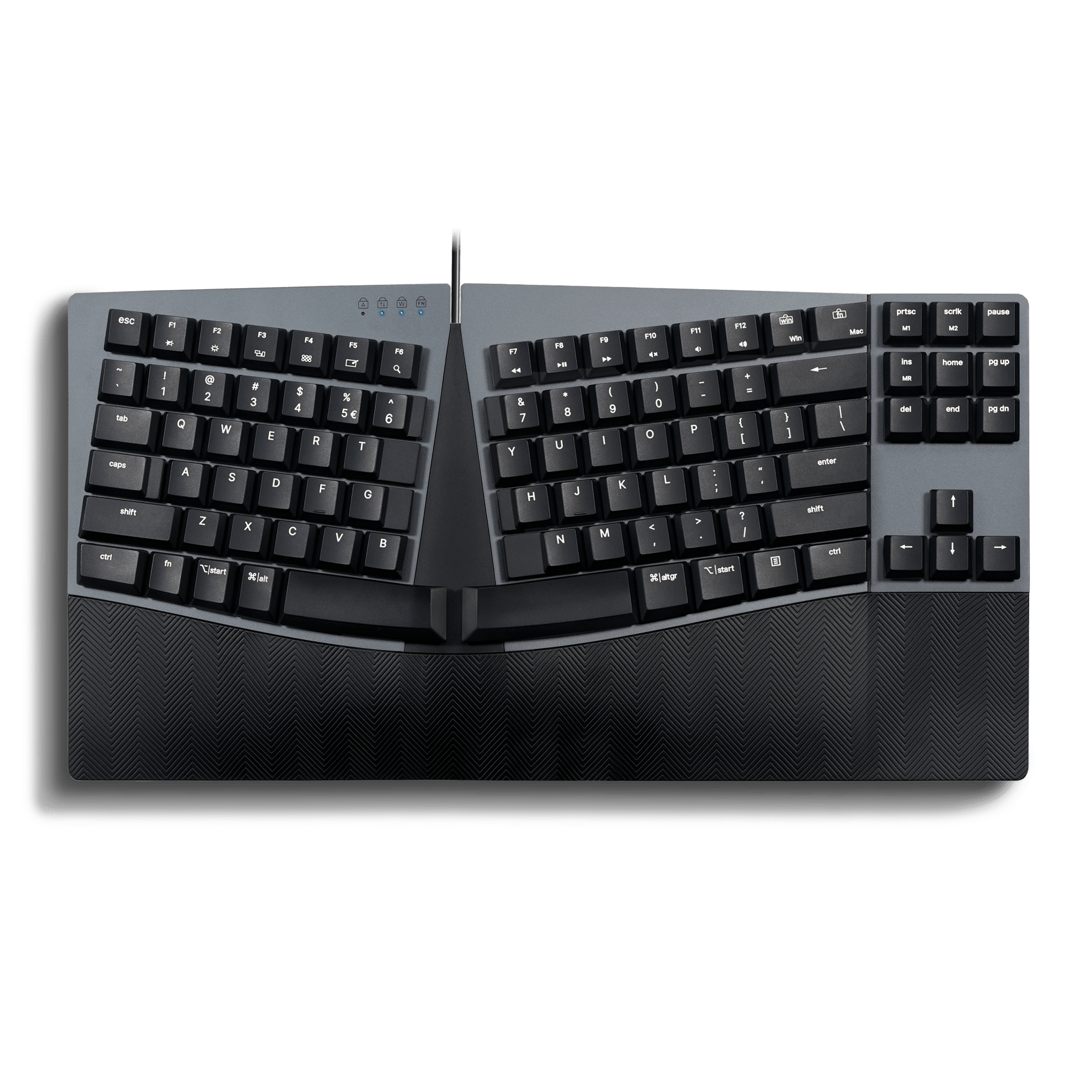 perixx-periboard-335-compact-ergo-mechanical-keyboard-wired-low-profile-switches image 1