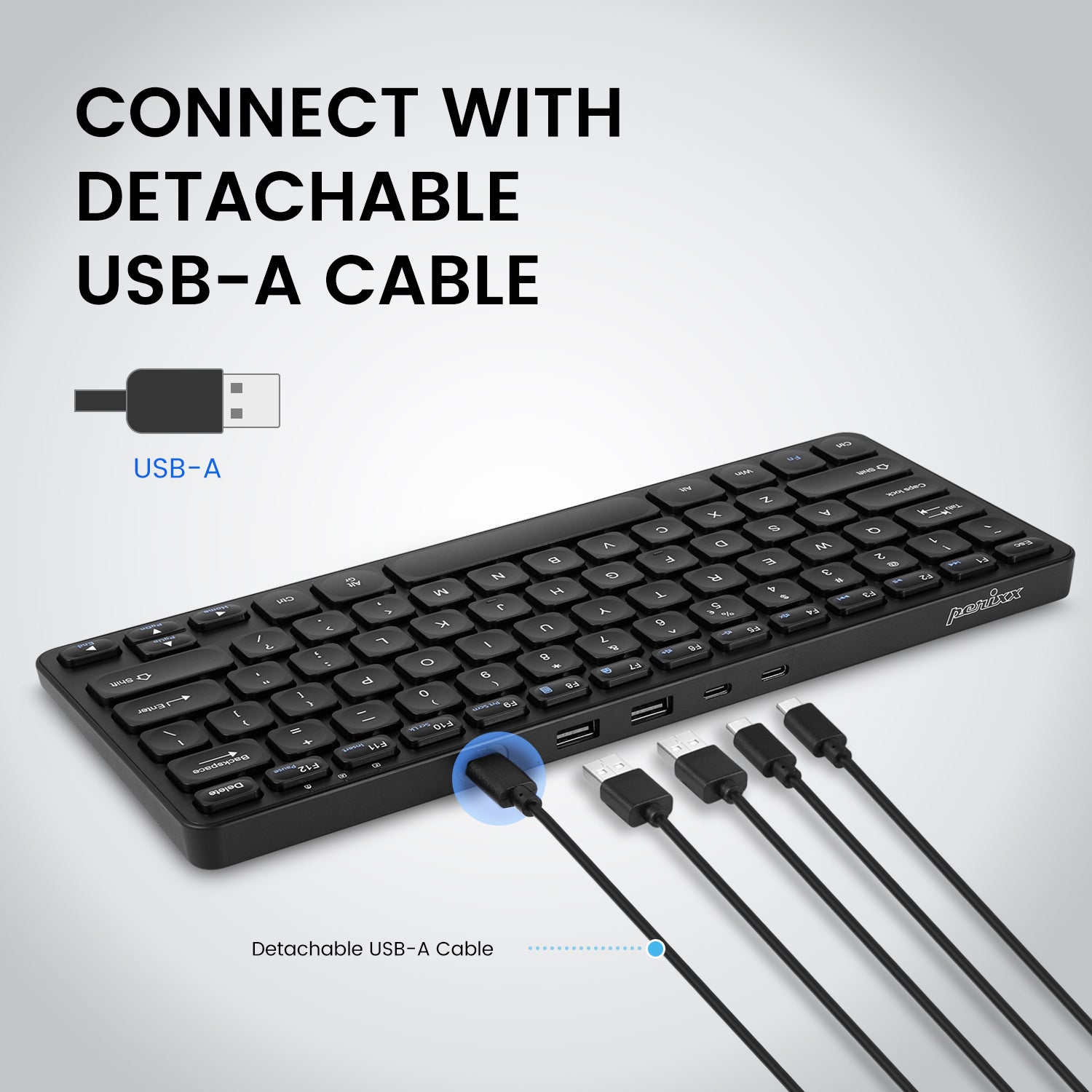 perixx-periboard-416-wired-mini-usb-keyboard-with-4-hubs image 2