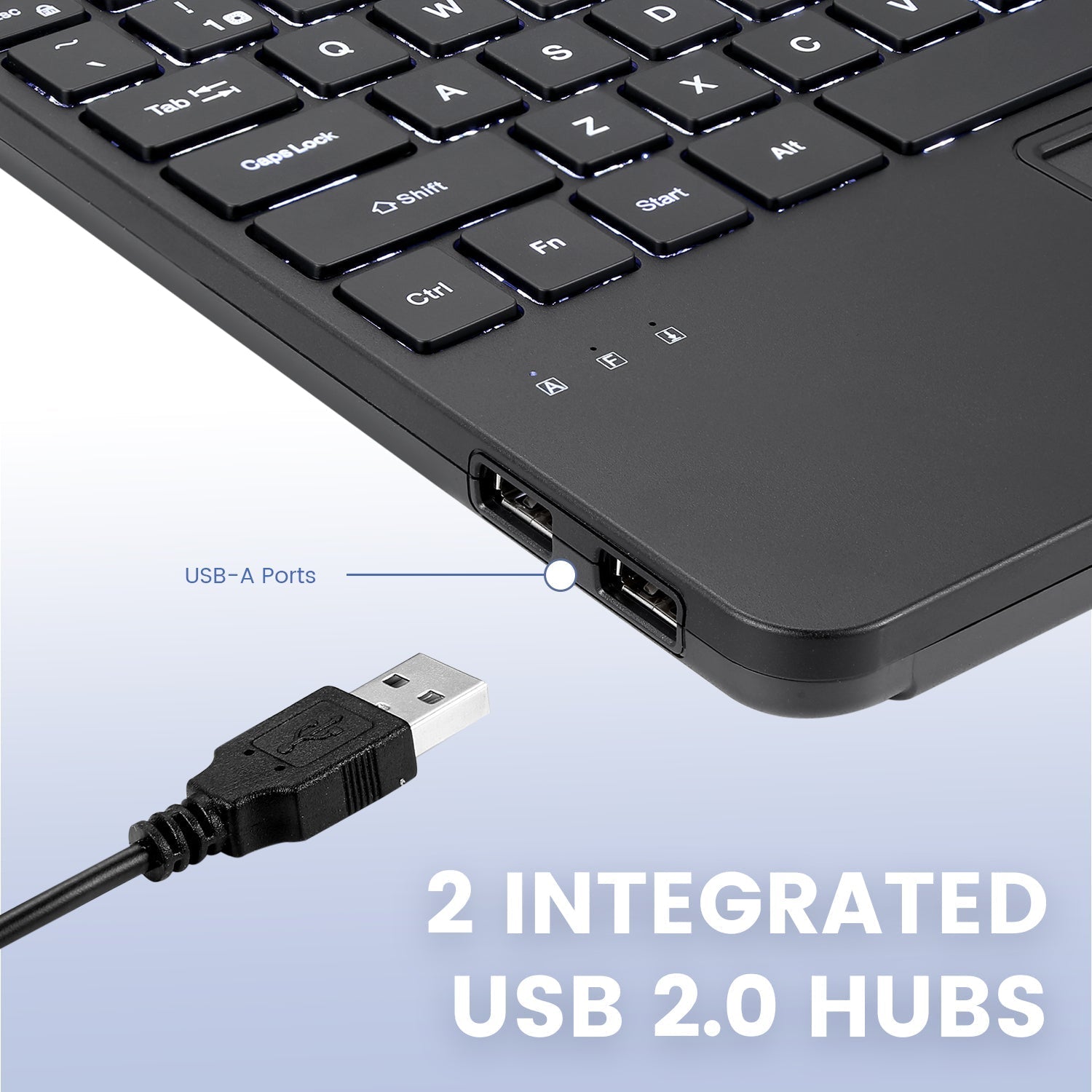 perixx-periboard-425-wired-mini-usb-keyboard-with-touchpad-and-2-usb-hubs image 2