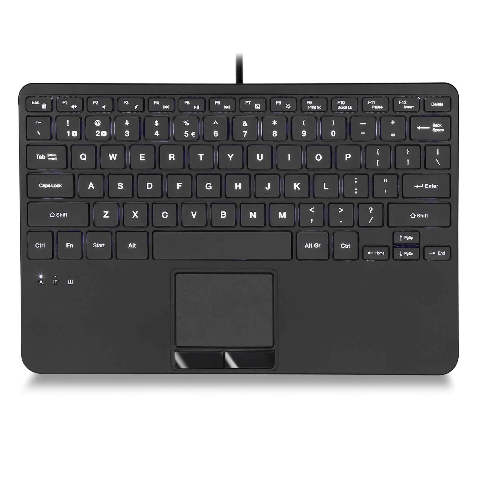 perixx-periboard-425-wired-mini-usb-keyboard-with-touchpad-and-2-usb-hubs image 4