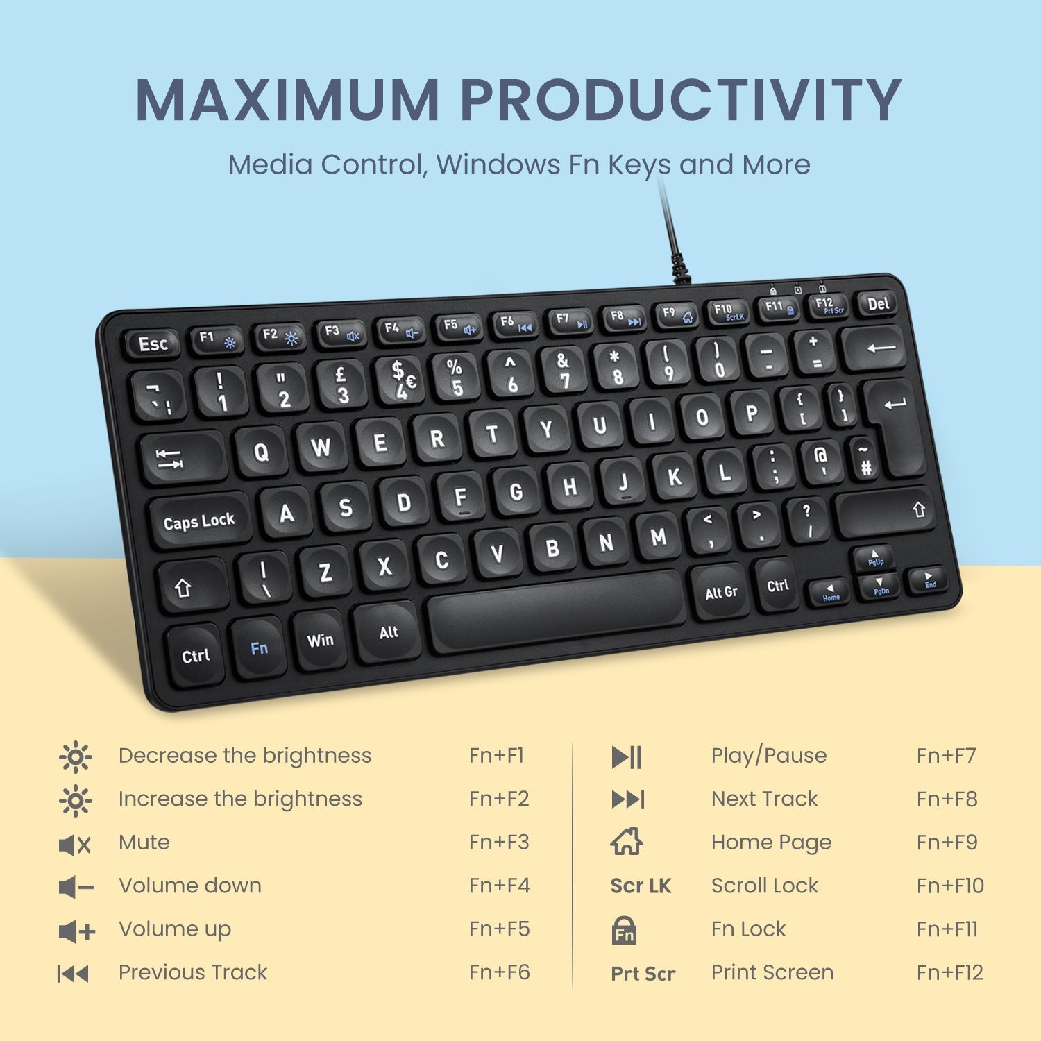 perixx-periboard-432-wired-slim-mini-scissor-keyboard-with-large-print-keys image 5