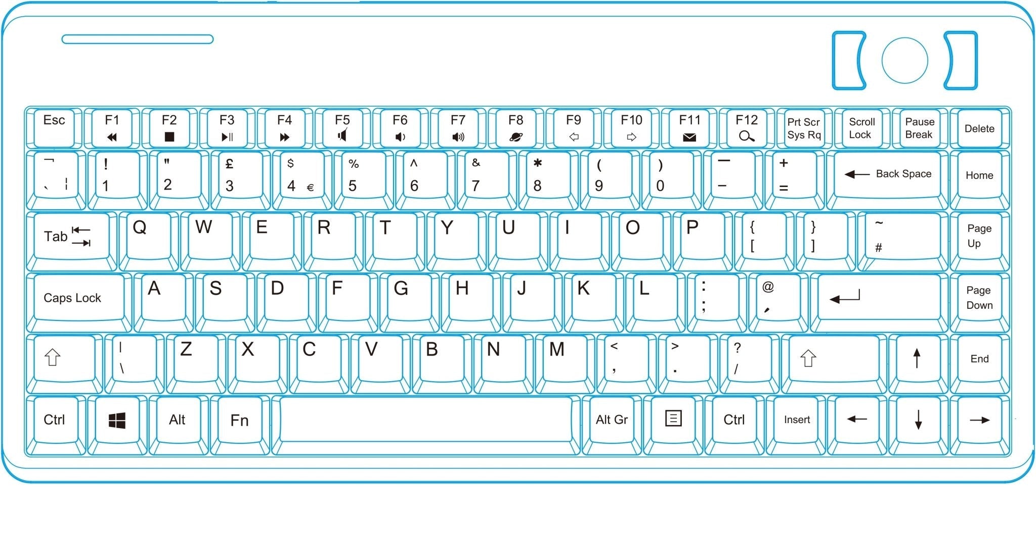 perixx-periboard-505-plus-wired-mini-trackball-keyboard image 7
