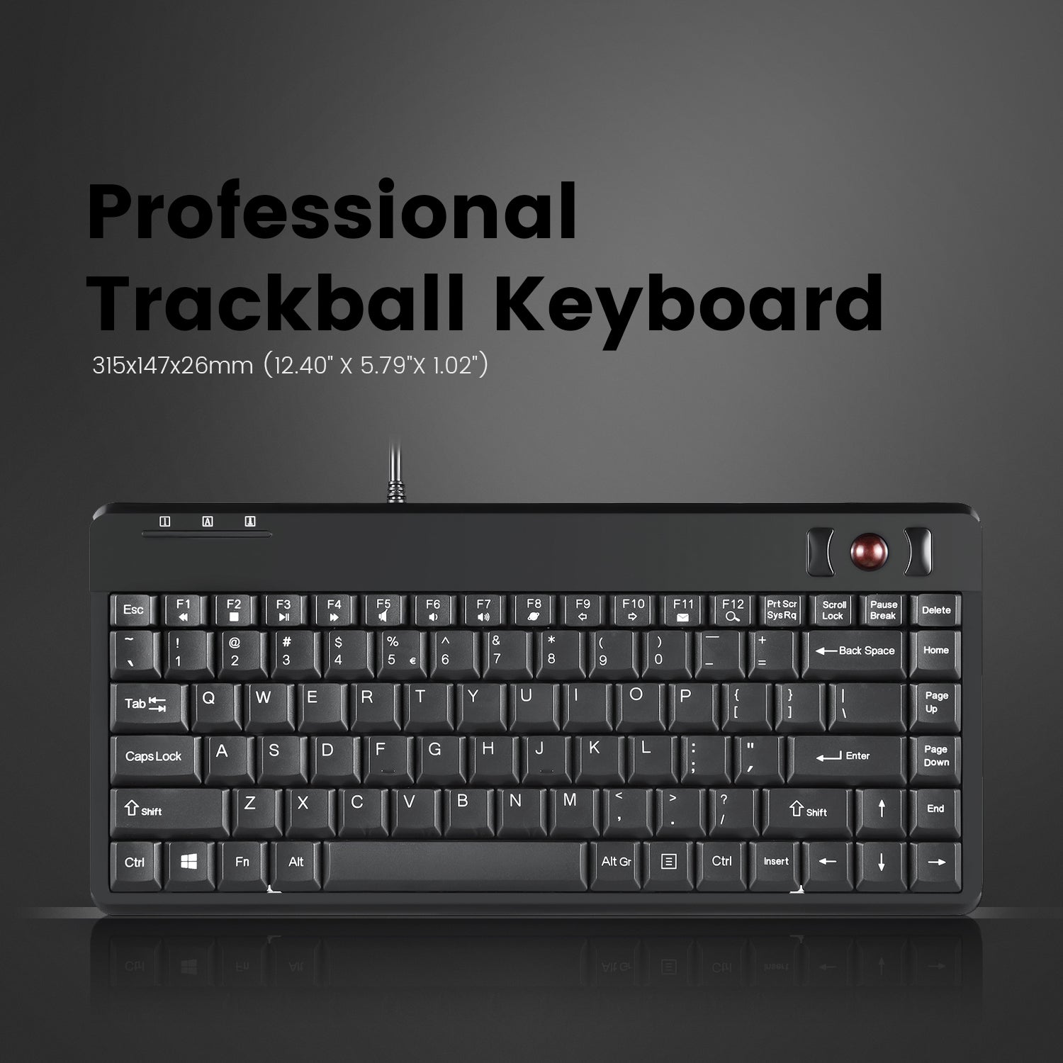 perixx-periboard-505-plus-wired-mini-trackball-keyboard image 5