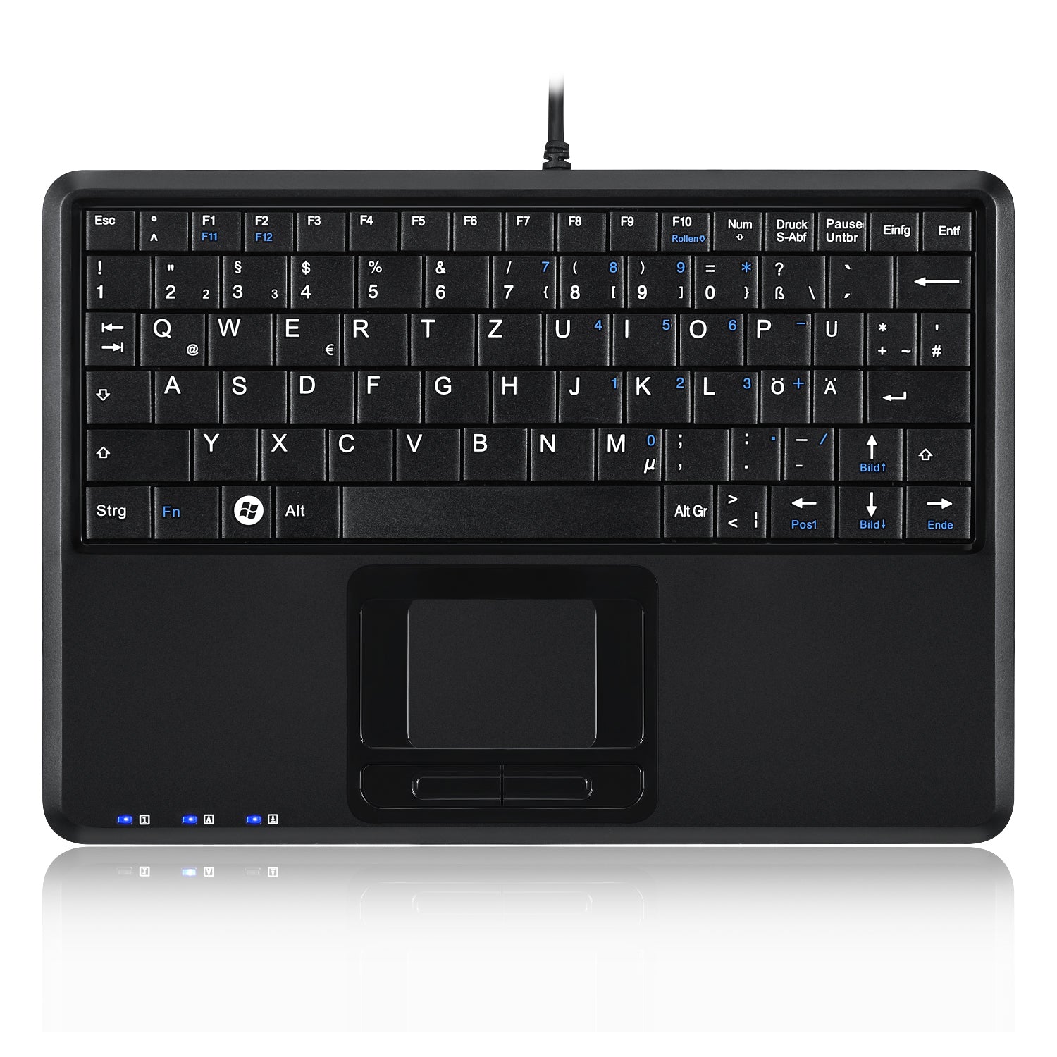 perixx-periboard-510h-wired-compact-touchpad-keyboard-with-usb-ports image 6