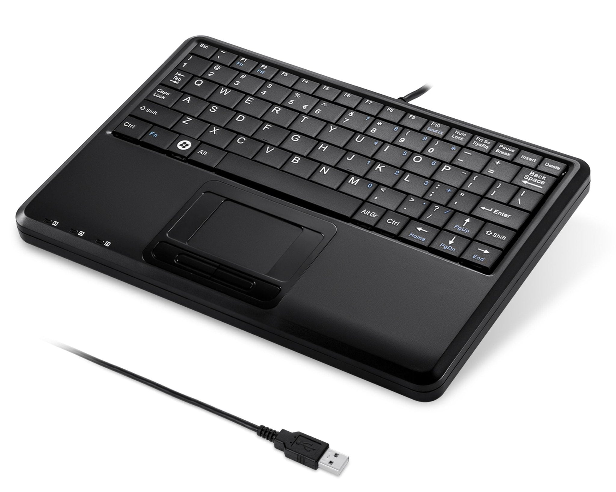 perixx-periboard-510h-wired-compact-touchpad-keyboard-with-usb-ports image 3