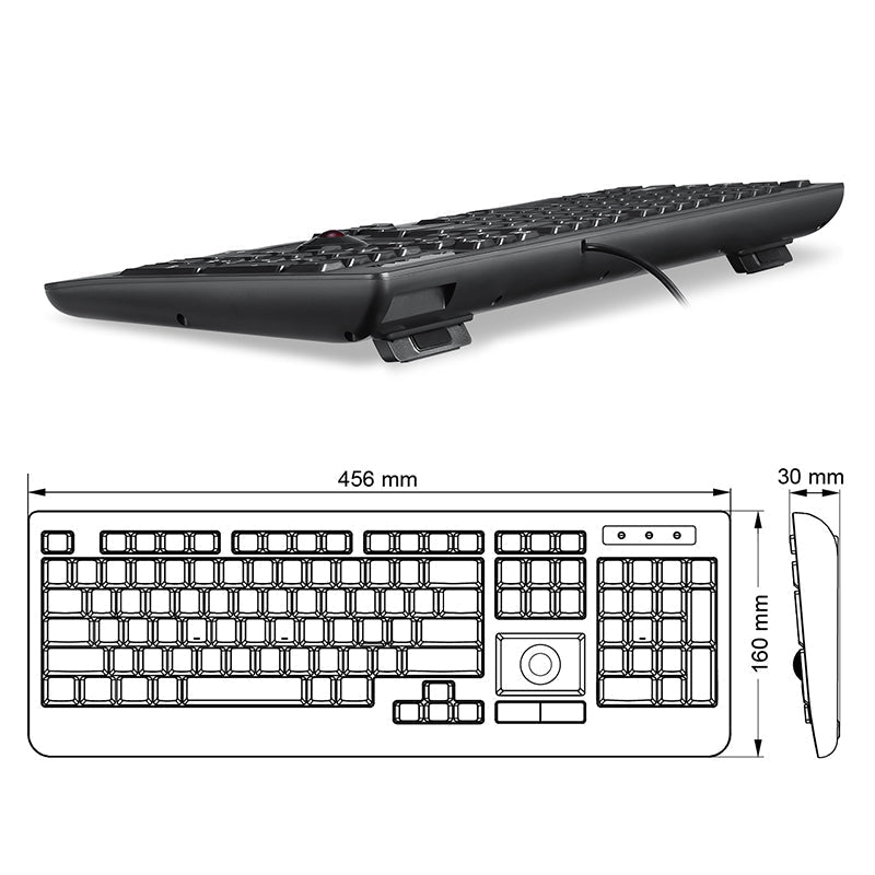 perixx-periboard-513-wired-full-size-touchpad-keyboard image 3
