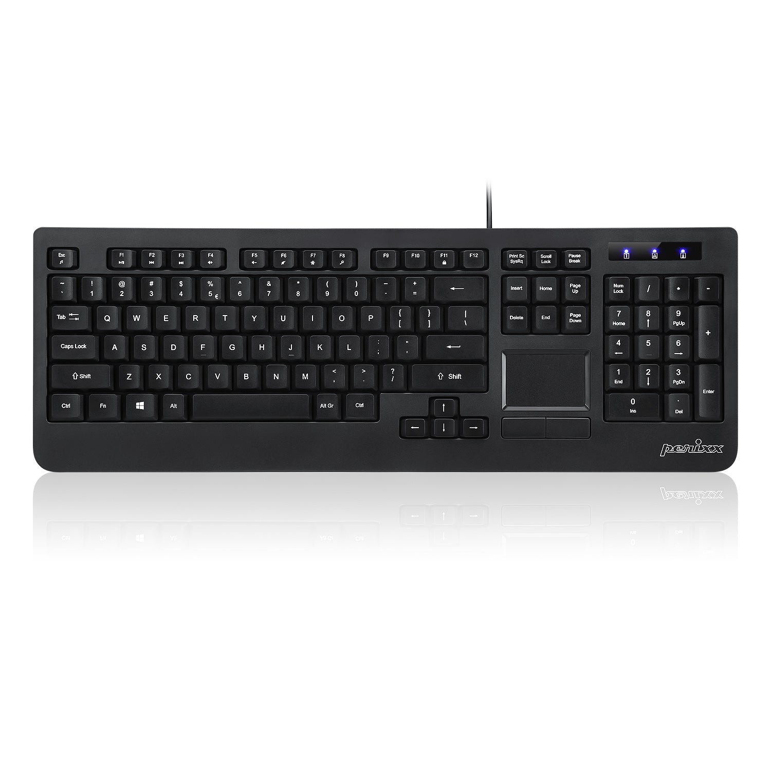 perixx-periboard-513-wired-full-size-touchpad-keyboard image 1