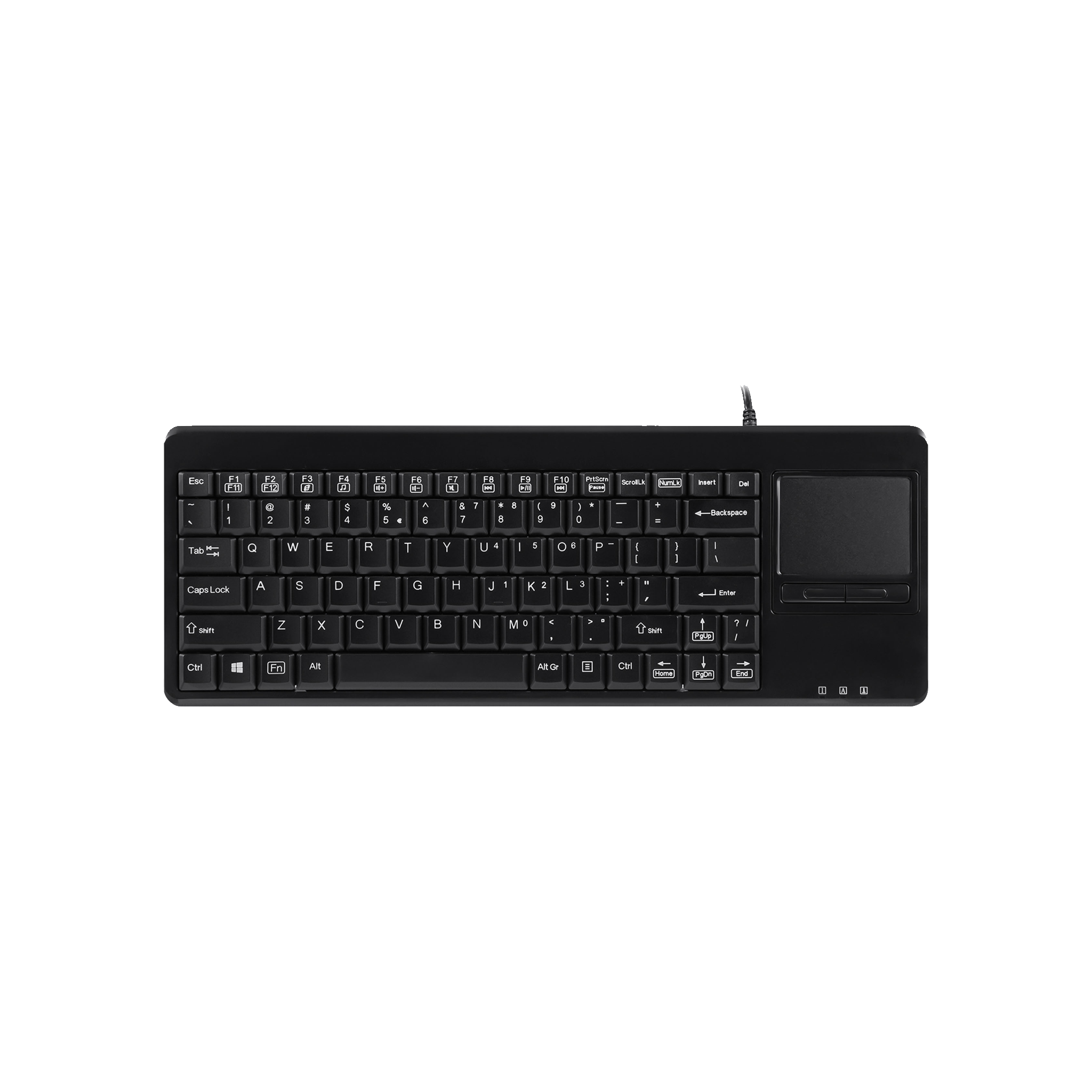 perixx-periboard-515-h-wired-full-size-touchpad-keyboard-with-extra-usb-ports image 1