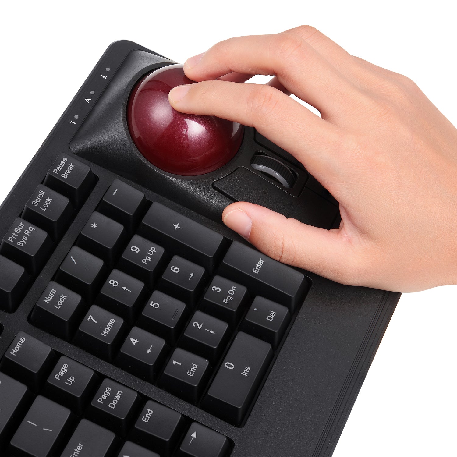 perixx-periboard-522-wired-mechanical-trackball-keyboard-with-numpad-and-brown-s image 2