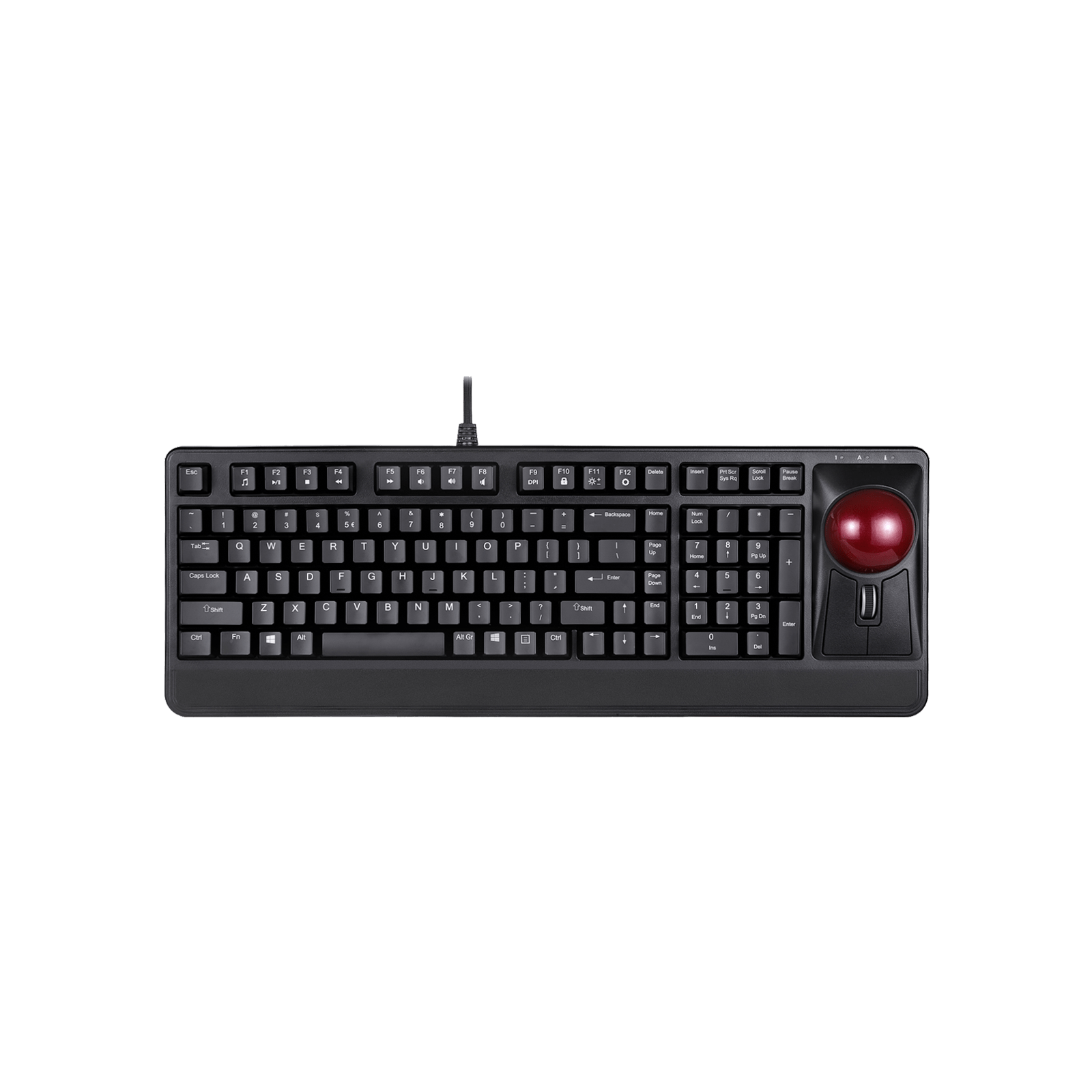 perixx-periboard-522-wired-mechanical-trackball-keyboard-with-numpad-and-brown-s image 1