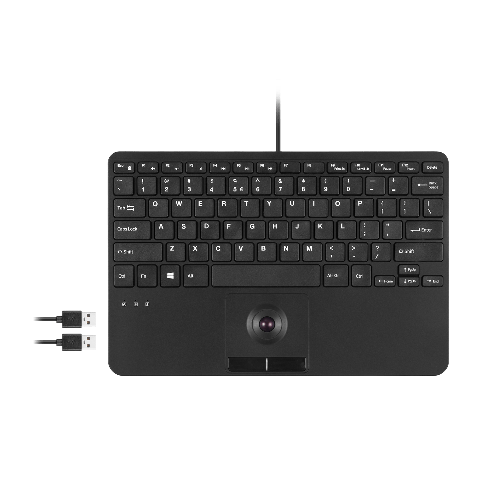 perixx-periboard-526-wired-mini-usb-keyboard-with-trackball-and-scissor-keys image 1