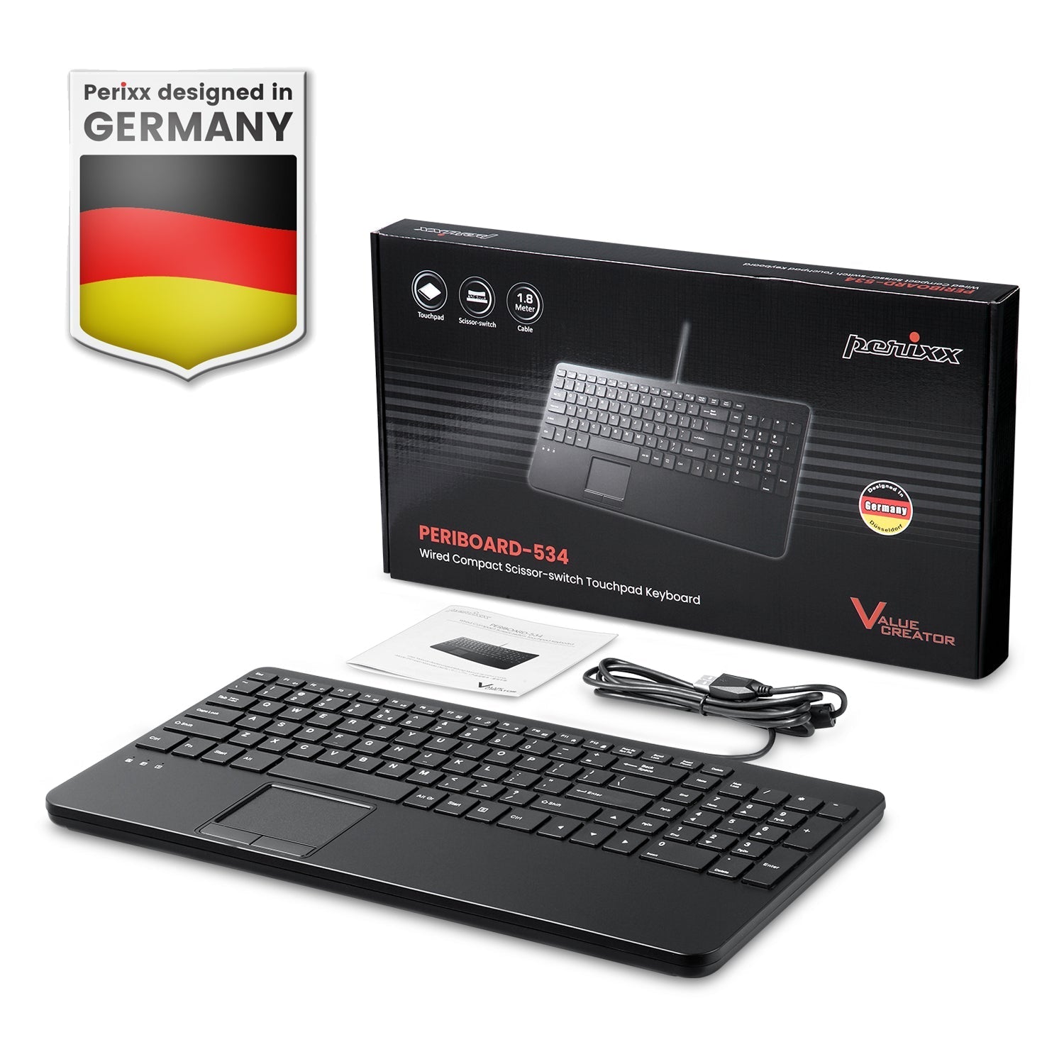 perixx-periboard-534-wired-compact-keyboard-with-touchpad-and-usb-hubs image 8