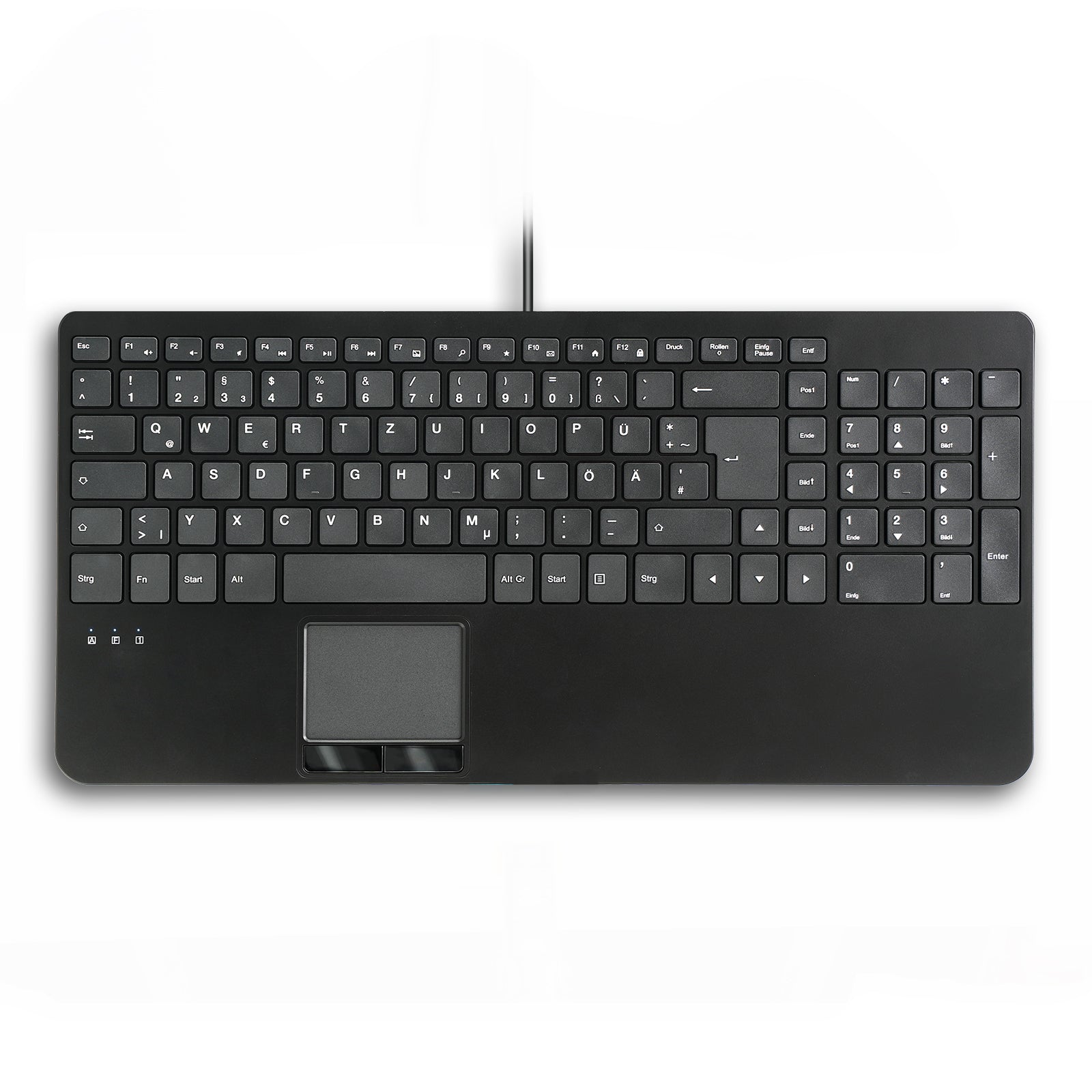 perixx-periboard-534-wired-compact-keyboard-with-touchpad-and-usb-hubs image 1