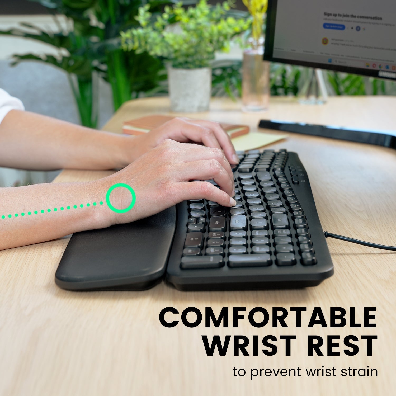 perixx-periboard-536-wired-ergonomic-compact-usb-keyboard image 5