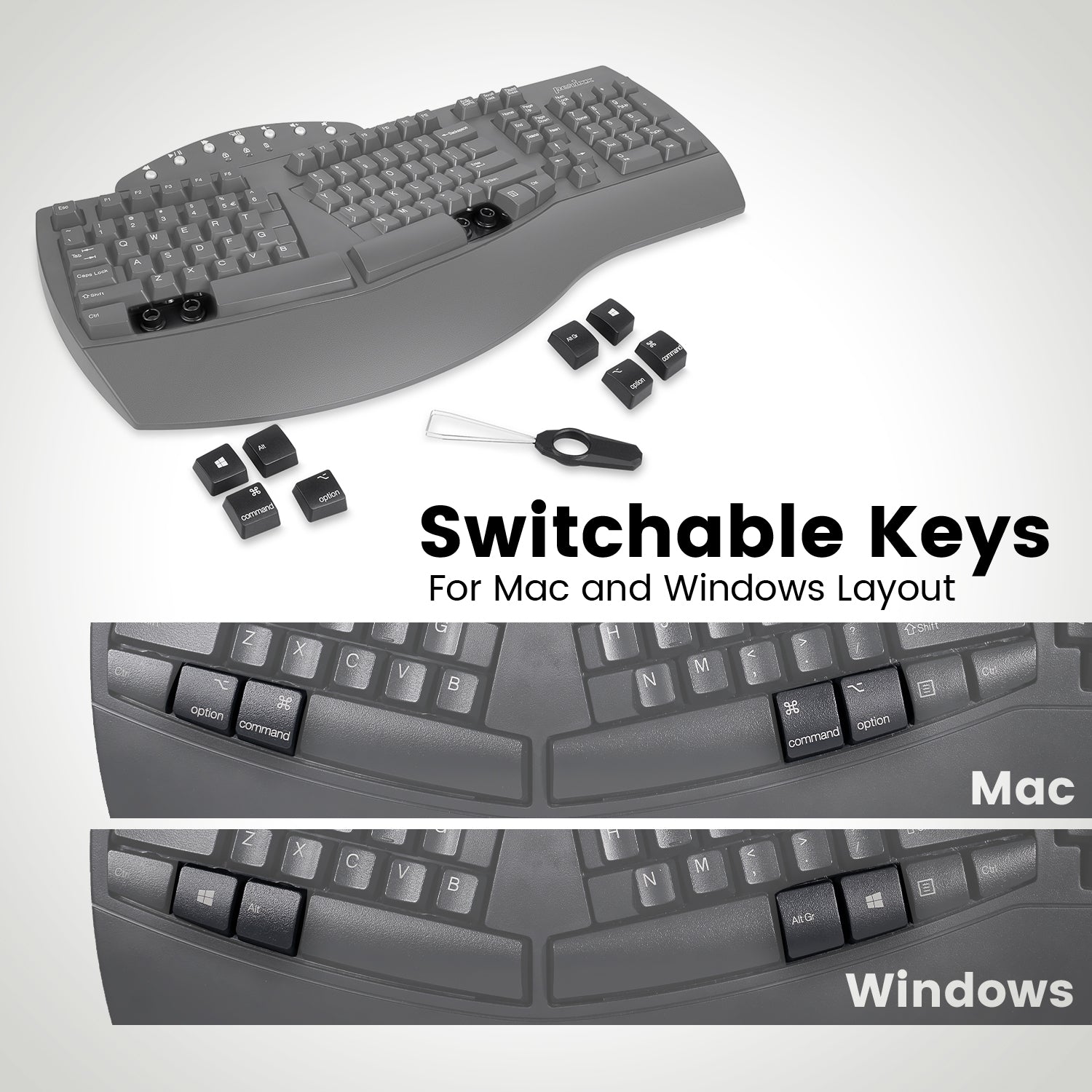 perixx-periboard-612-wireless-ergonomic-split-keyboard-with-2-4g-and-bluetooth-f image 3