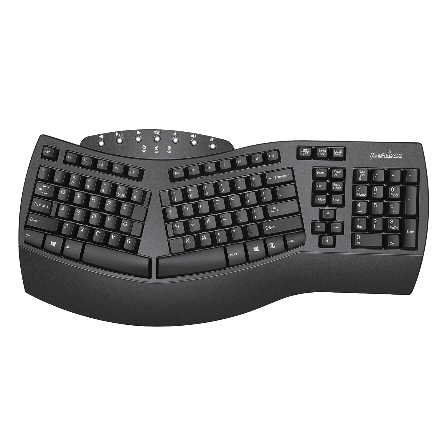 perixx-periboard-612-wireless-ergonomic-split-keyboard-with-2-4g-and-bluetooth-f image 1