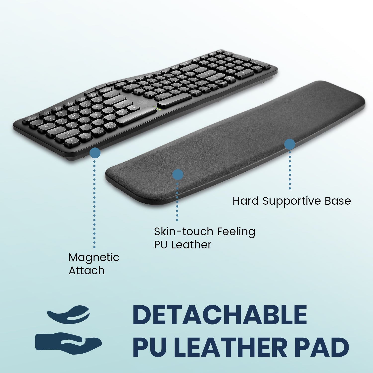 perixx-periboard-636-wireless-ergonomic-compact-usb-keyboard-with-detachable-veg image 6