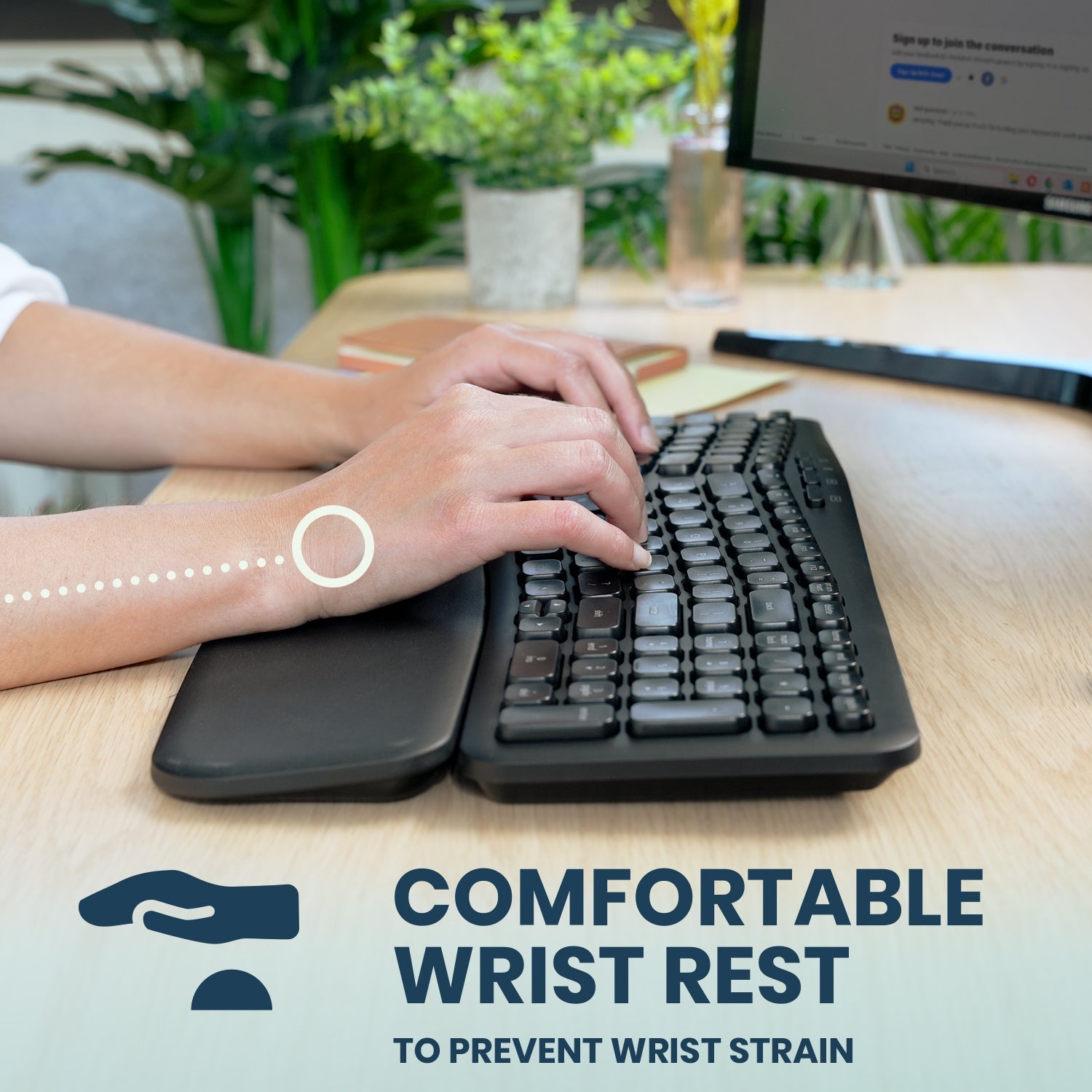 perixx-periboard-636-wireless-ergonomic-compact-usb-keyboard-with-detachable-veg image 5