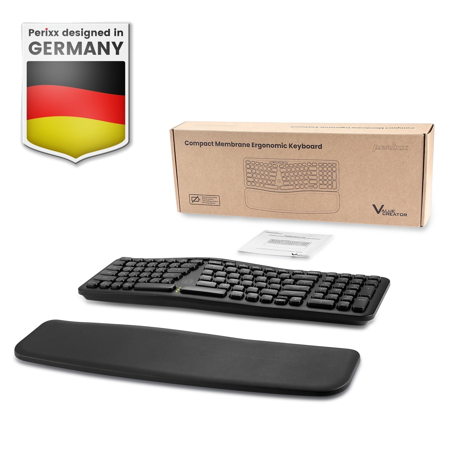 perixx-periboard-636-wireless-ergonomic-compact-usb-keyboard-with-detachable-veg image 8