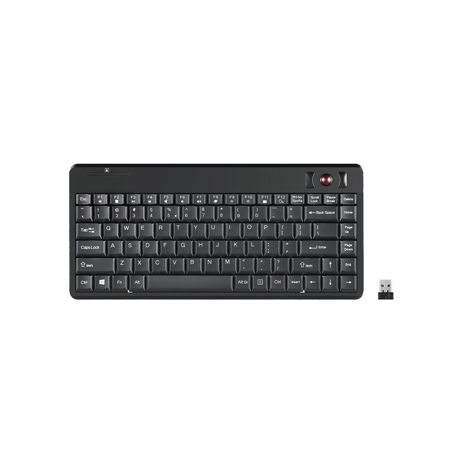 perixx-periboard-706-wireless-mini-trackball-keyboard-with-built-in-optical-trac image 1