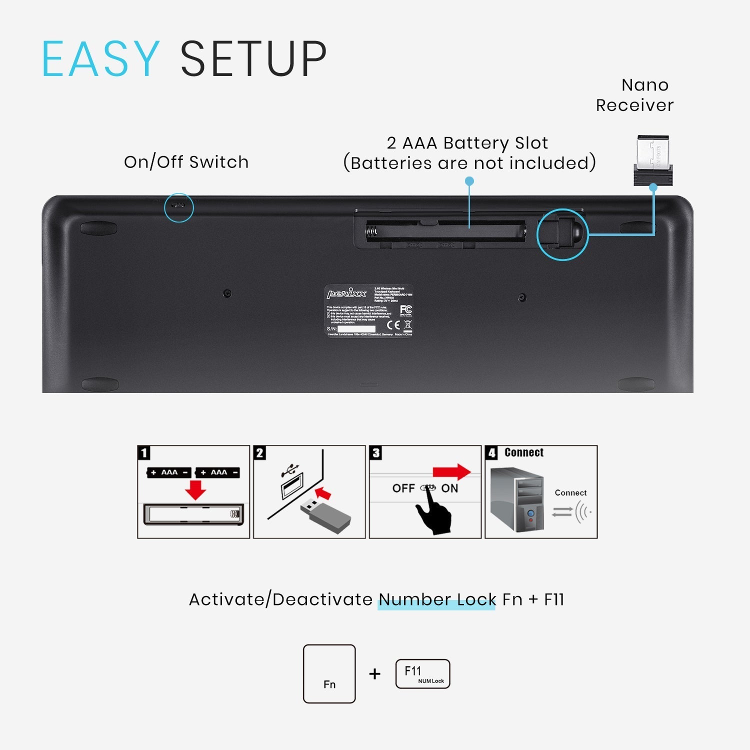 perixx-periboard-716-iii-wireless-mini-touchpad-keyboard-with-multi-touch image 4