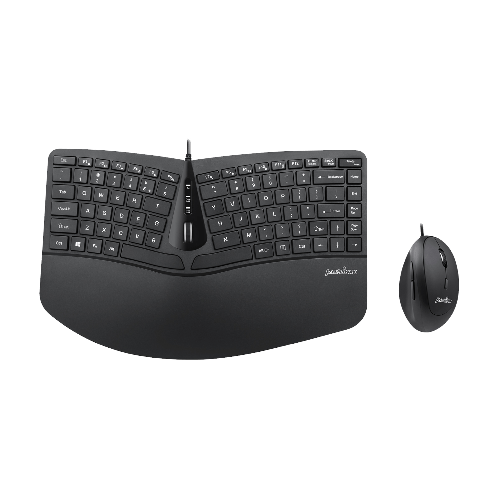 perixx-periduo-406-wired-mini-ergonomic-keyboard-and-vertical-mouse-combo image 1