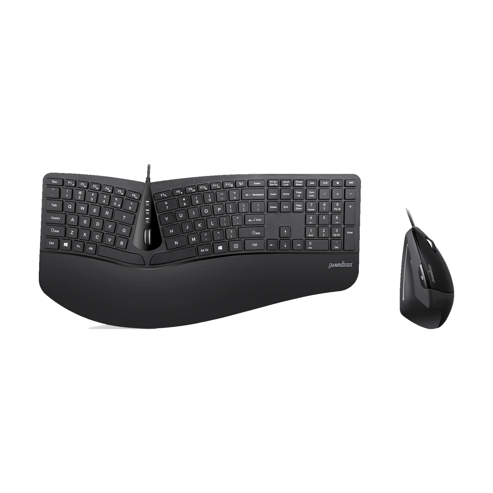 perixx-periduo-505-wired-full-sized-ergonomic-keyboard-and-vertical-mouse-combo image 1