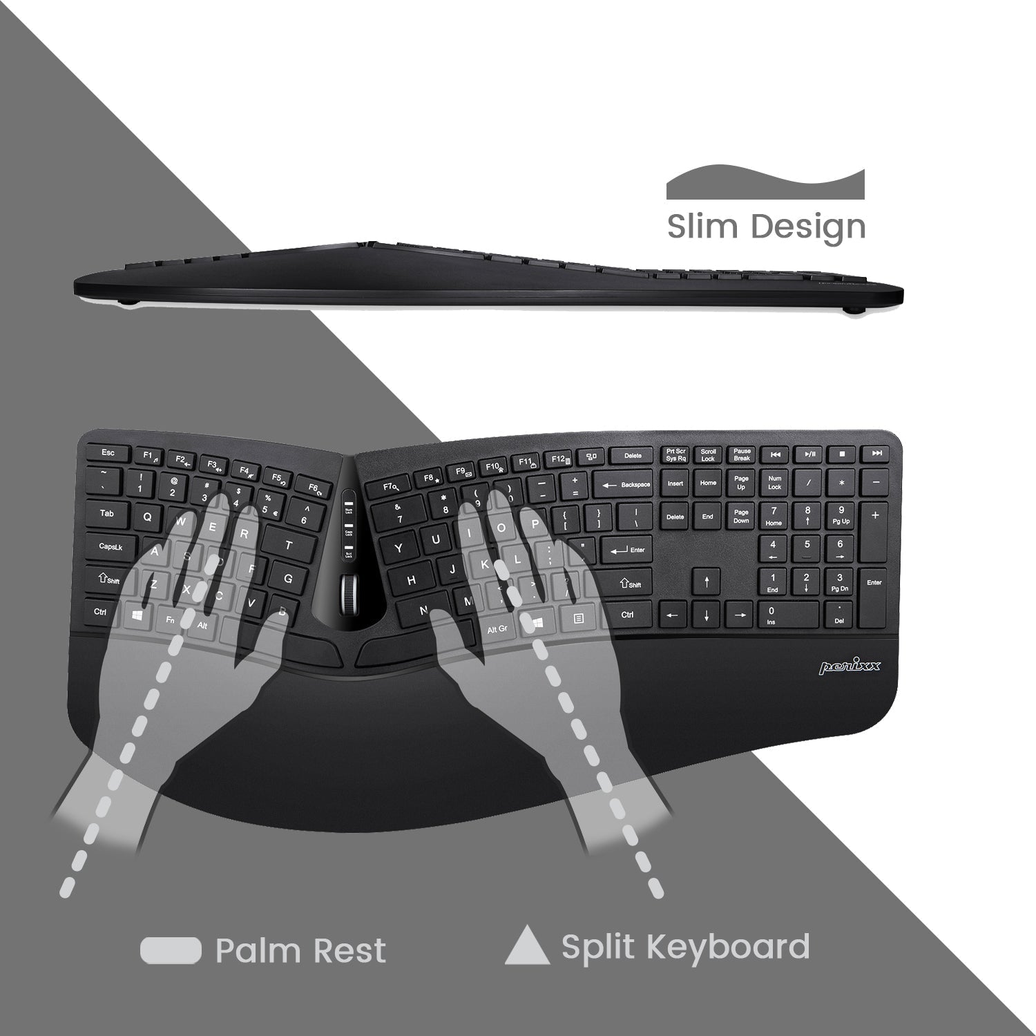 perixx-periduo-605-wireless-full-sized-ergonomic-keyboard-and-vertical-mouse-com image 2