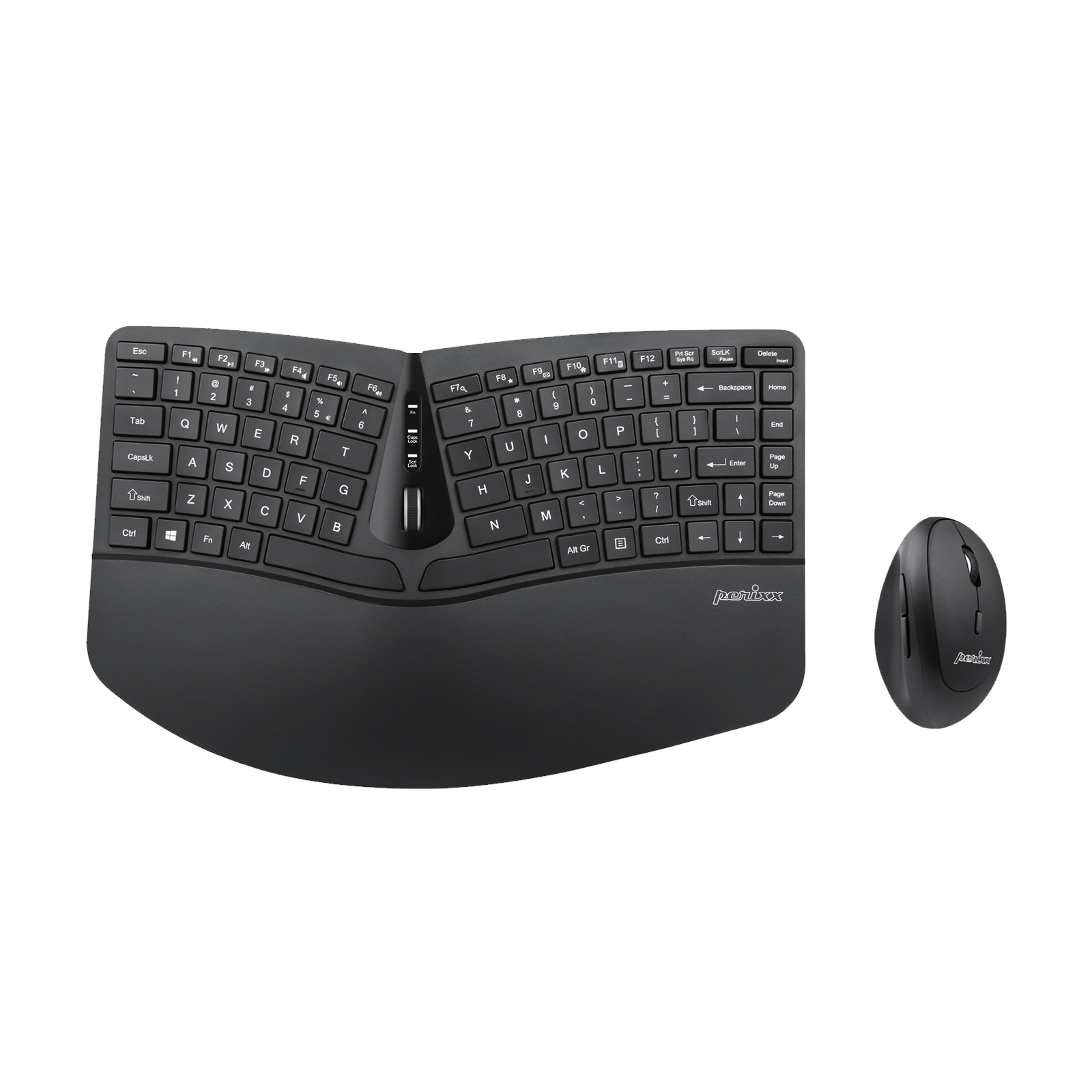 perixx-periduo-606-wireless-mini-ergonomic-keyboard-and-vertical-mouse-combo image 1