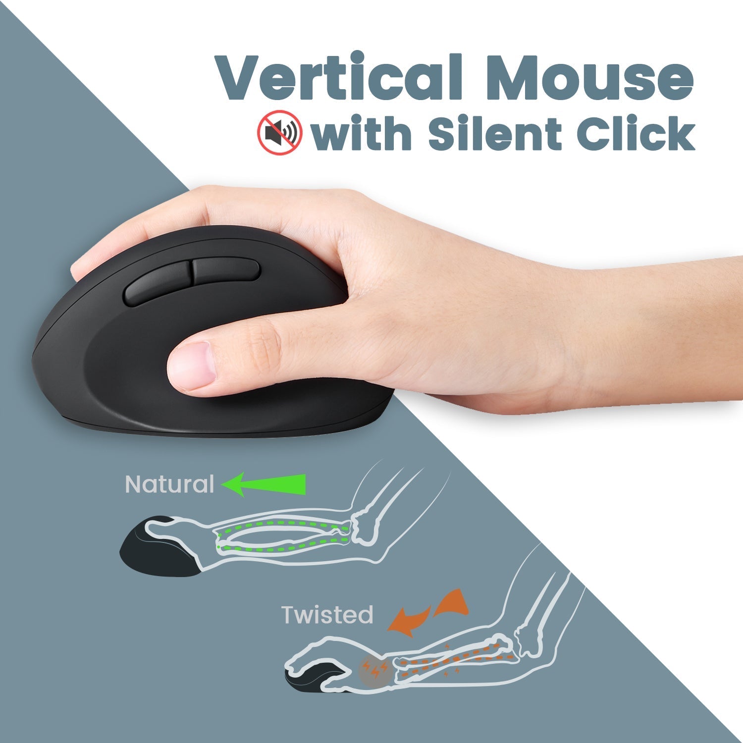 perixx-periduo-606-wireless-mini-ergonomic-keyboard-and-vertical-mouse-combo image 5