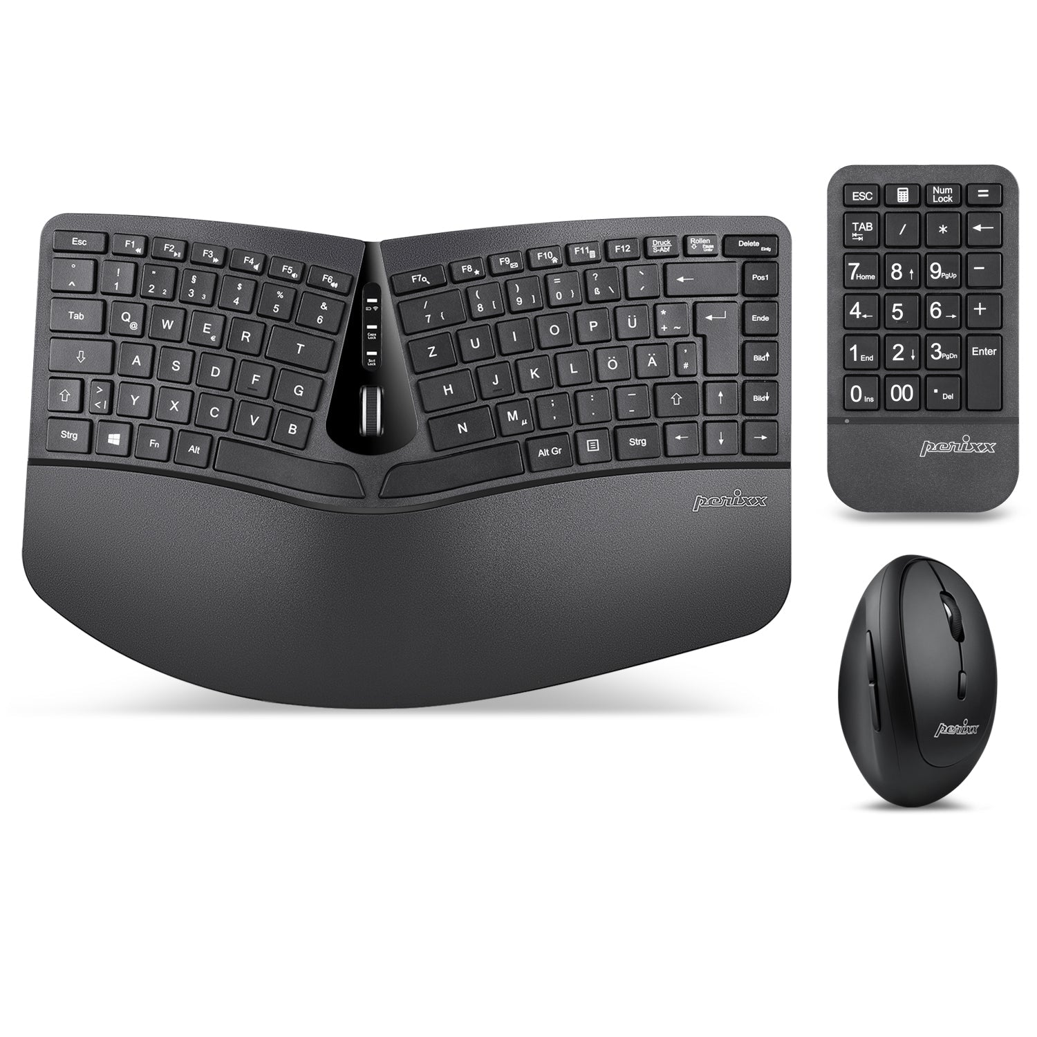 perixx-periduo-606a-wireless-ergonomic-keyboard-numpad-and-vertical-mouse-combo- image 8