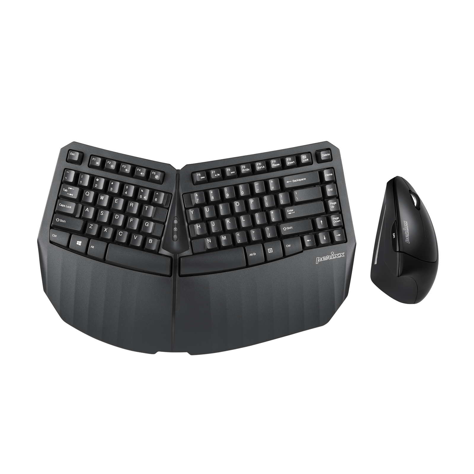 perixx-periduo-813-wireless-compact-ergonomic-keyboard-and-vertical-mouse-combo- image 1