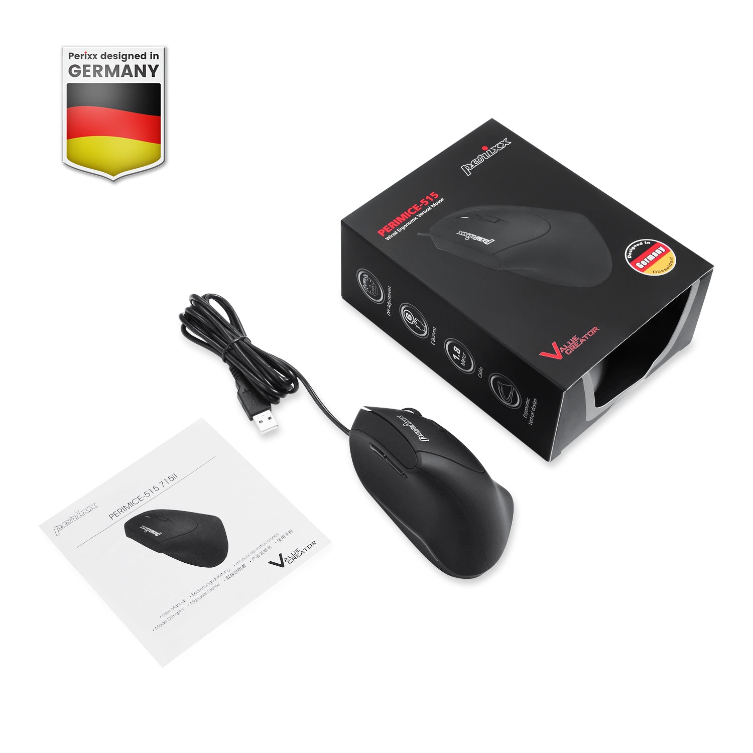 perixx-perimice-515-ii-wired-ergonomic-vertical-mouse image 8
