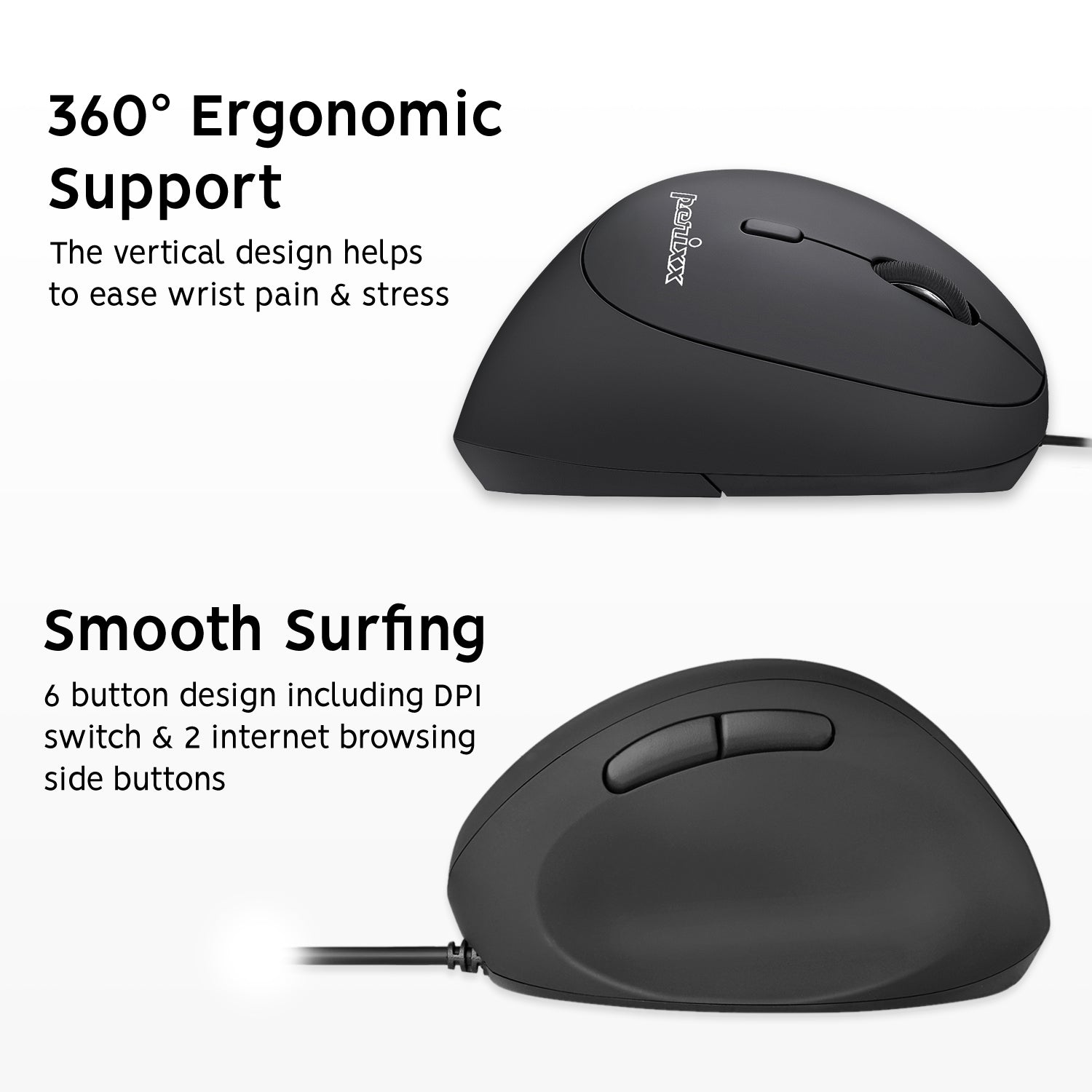 perixx-perimice-519-wired-ergonomic-vertical-mouse-with-silent-click image 3