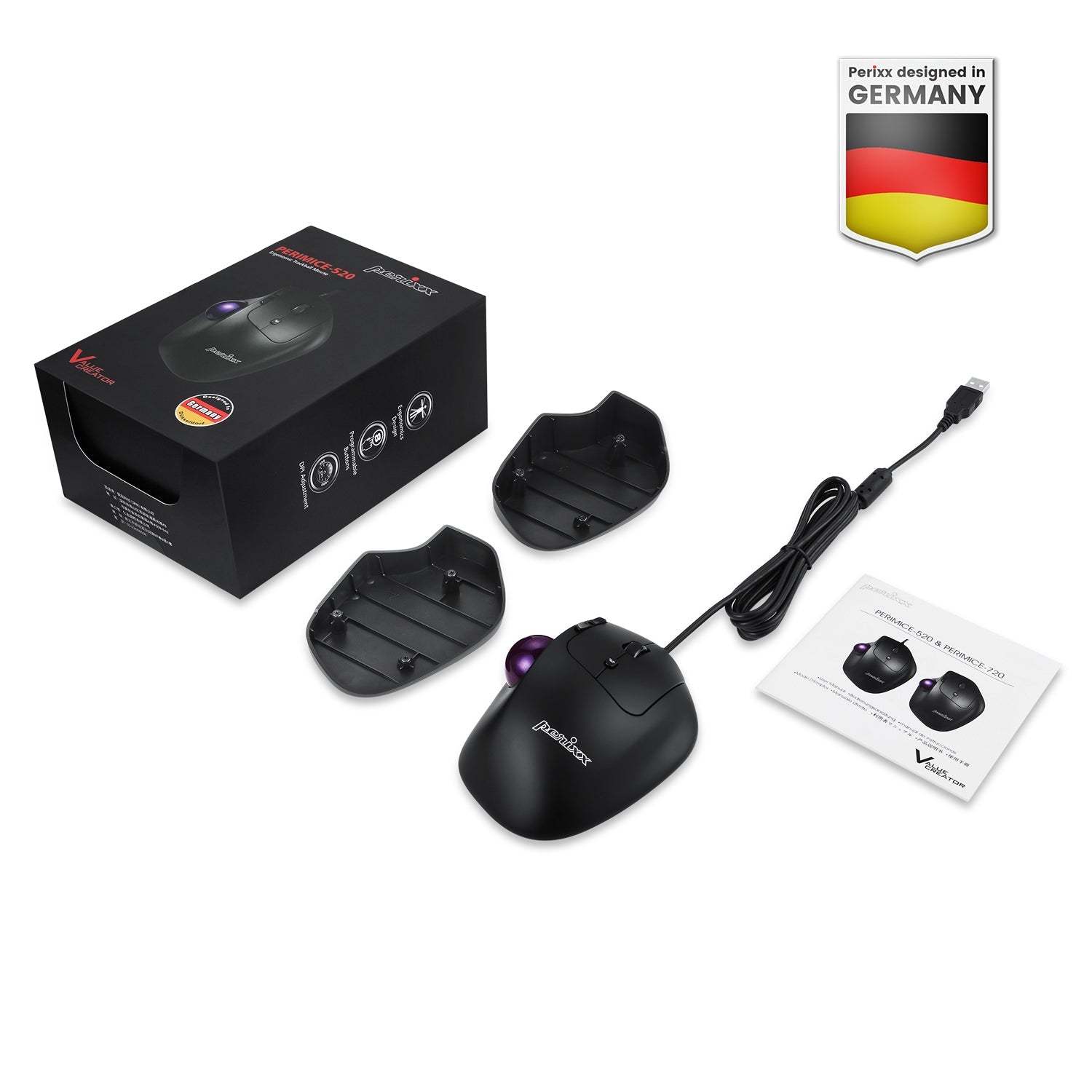 perixx-perimice-520-wired-ergonomic-vertical-trackball-mouse-with-adjustable-ang image 7