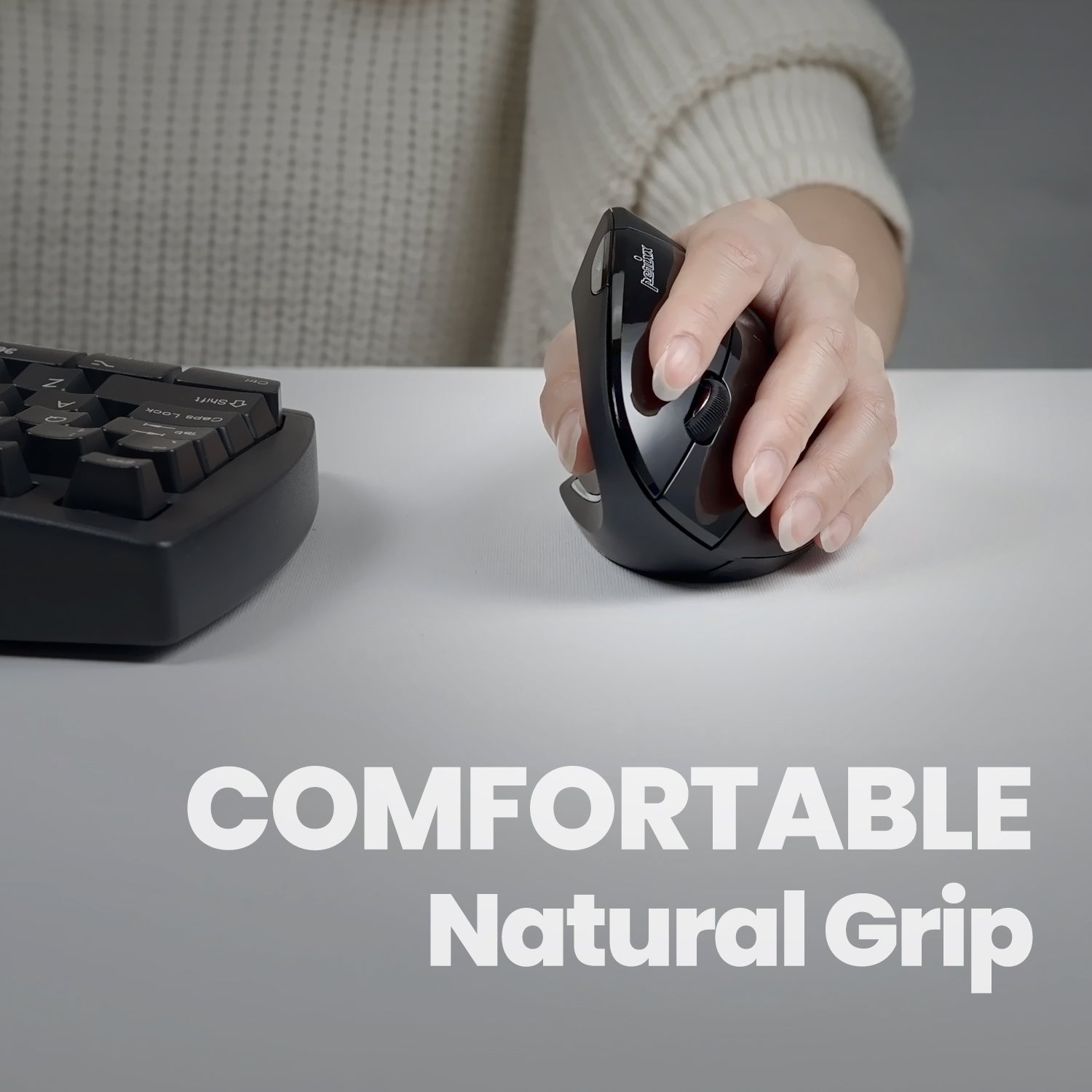 perixx-perimice-713l-wireless-left-handed-ergonomic-vertical-mouse image 2
