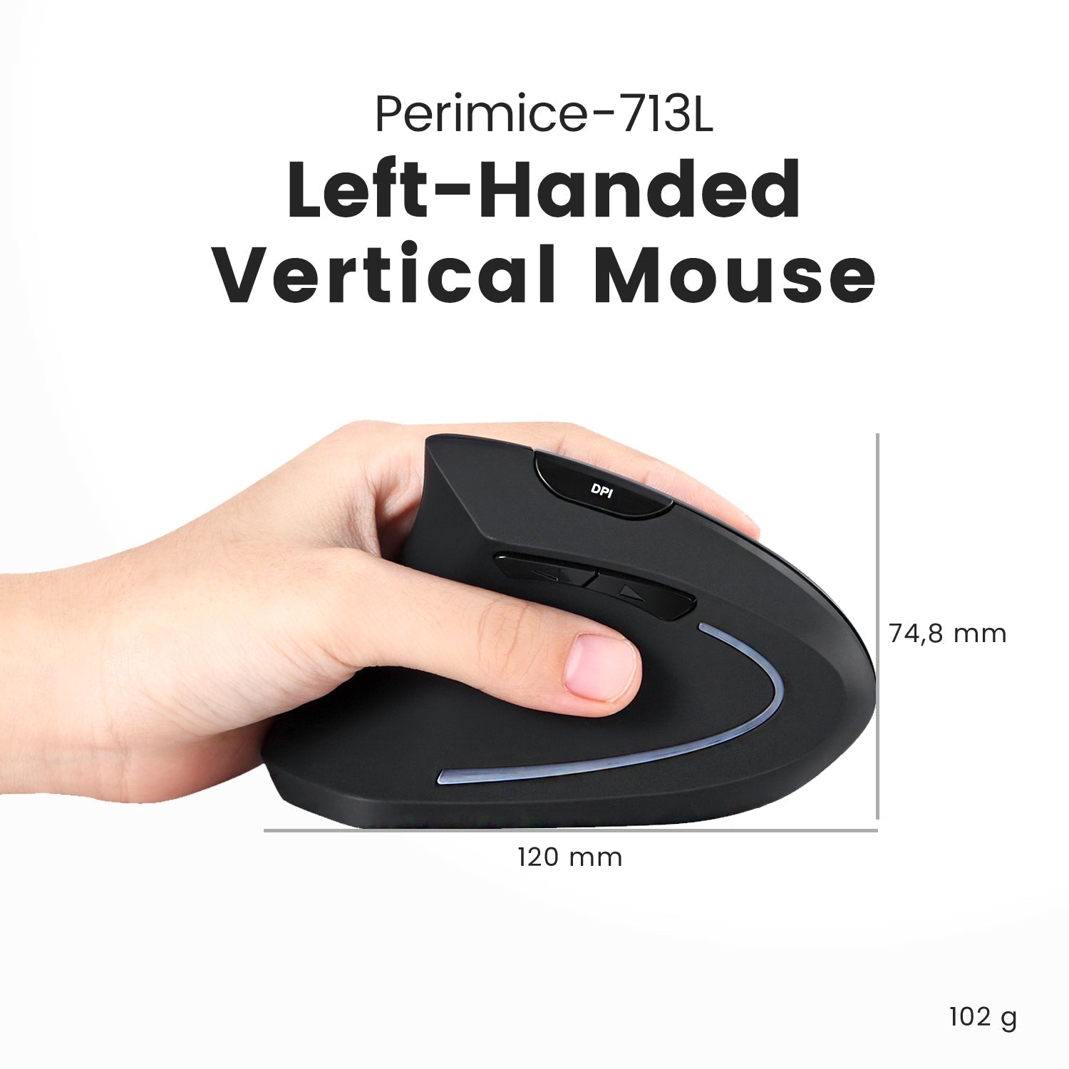 perixx-perimice-713l-wireless-left-handed-ergonomic-vertical-mouse image 6