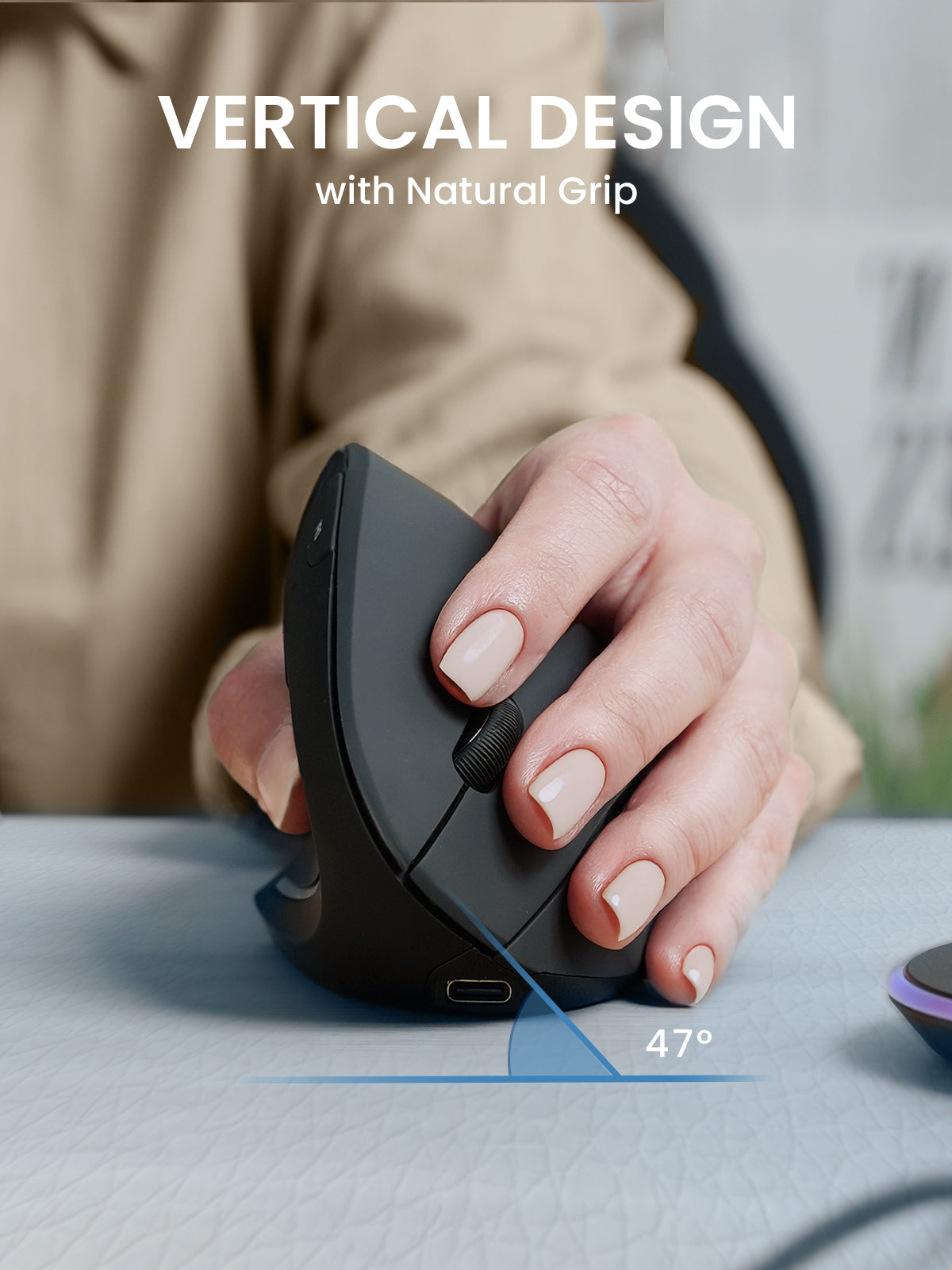 perixx-perimice-713lr-rx-left-handed-cordless-rechargeable-vertical-mouse image 3
