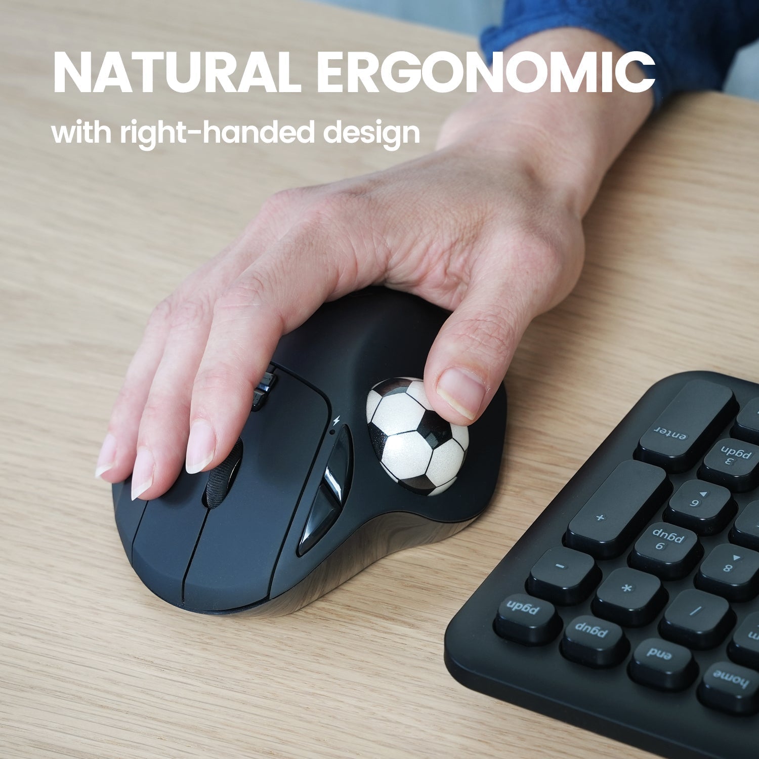 perixx-perimice-717-wireless-ergonomic-vertical-trackball-mouse-with-pointing-fe image 3