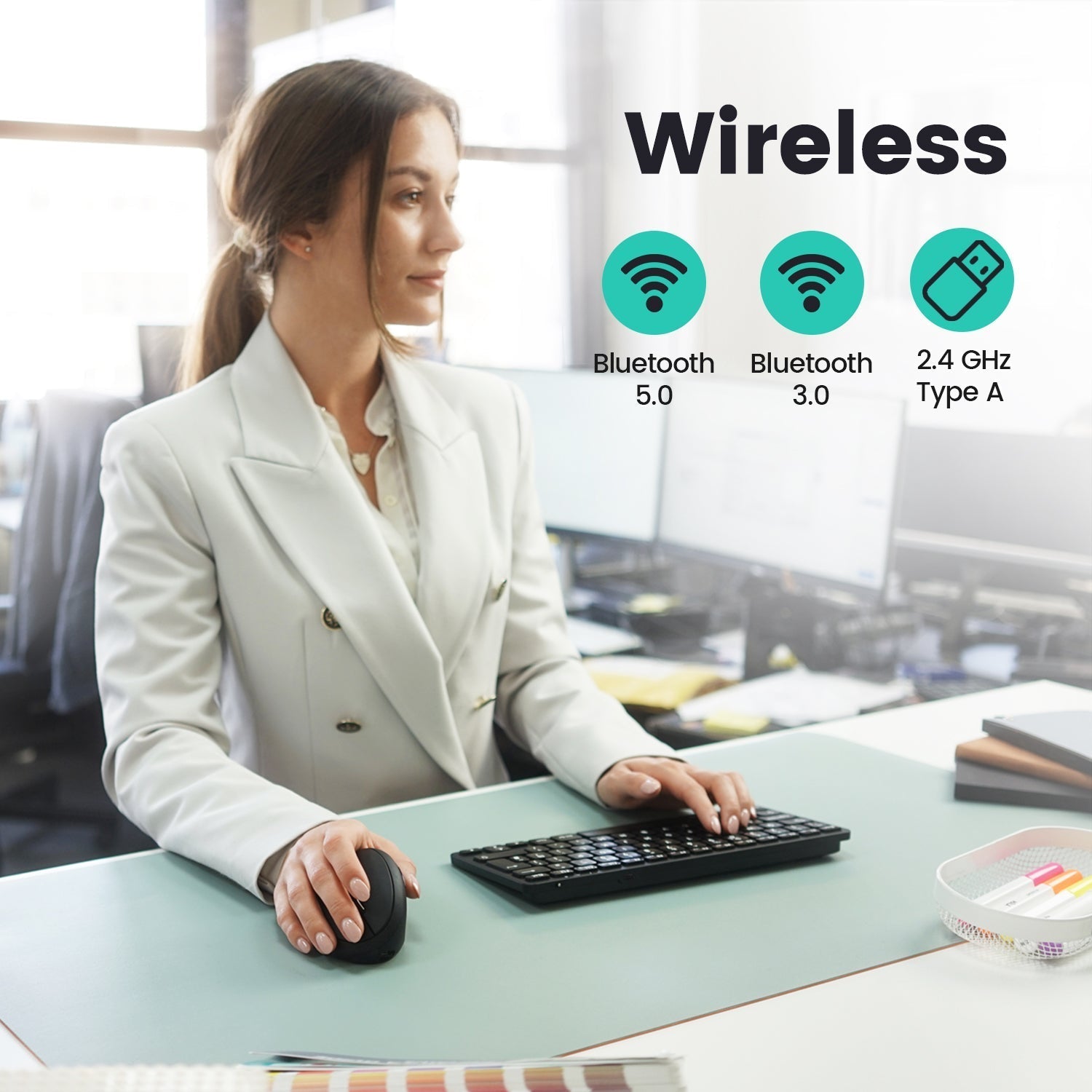perixx-perimice-819-wireless-ergonomic-vertical-mouse-with-silent-click-and-smal image 2