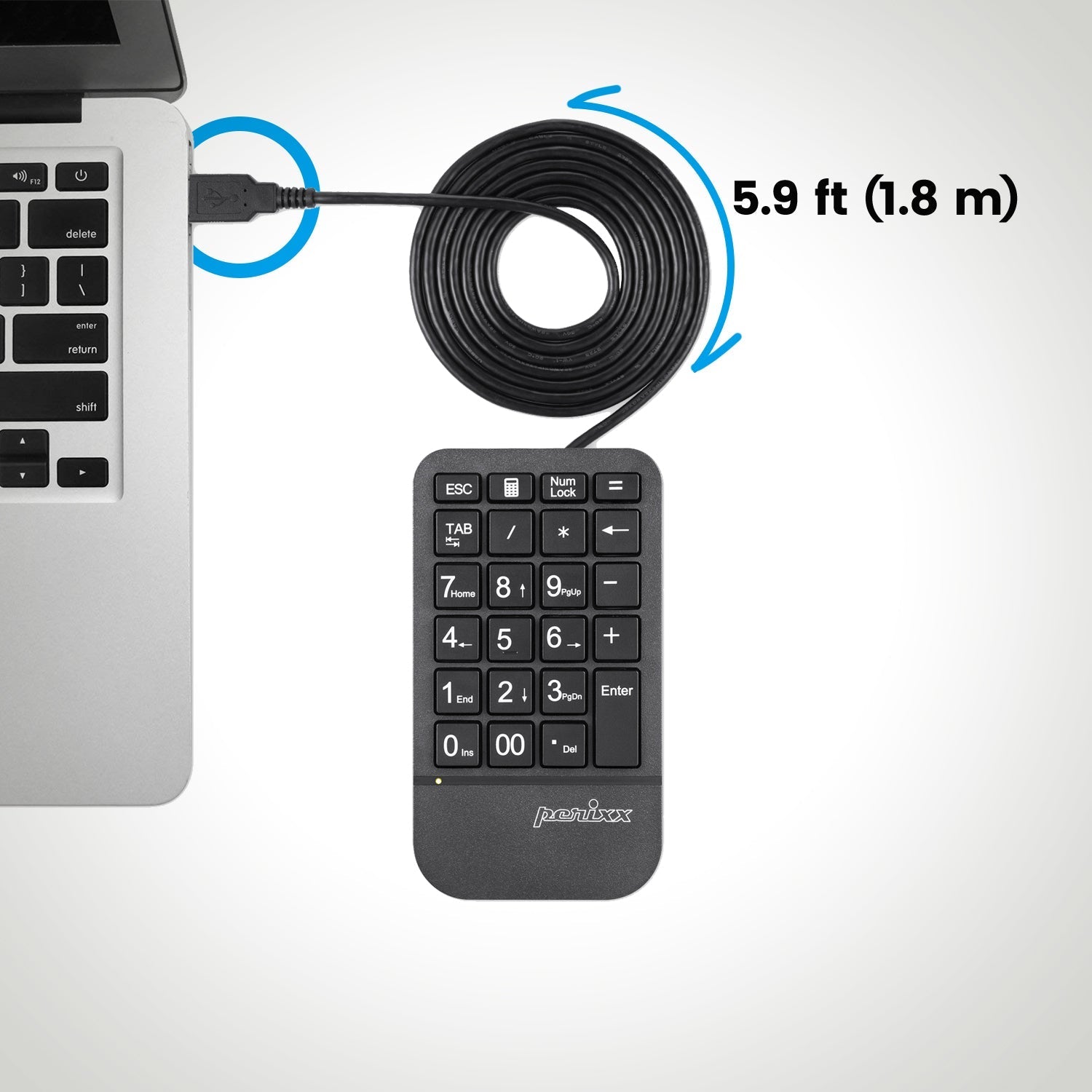 perixx-peripad-205-wired-numeric-keypad-with-big-print-letters image 5