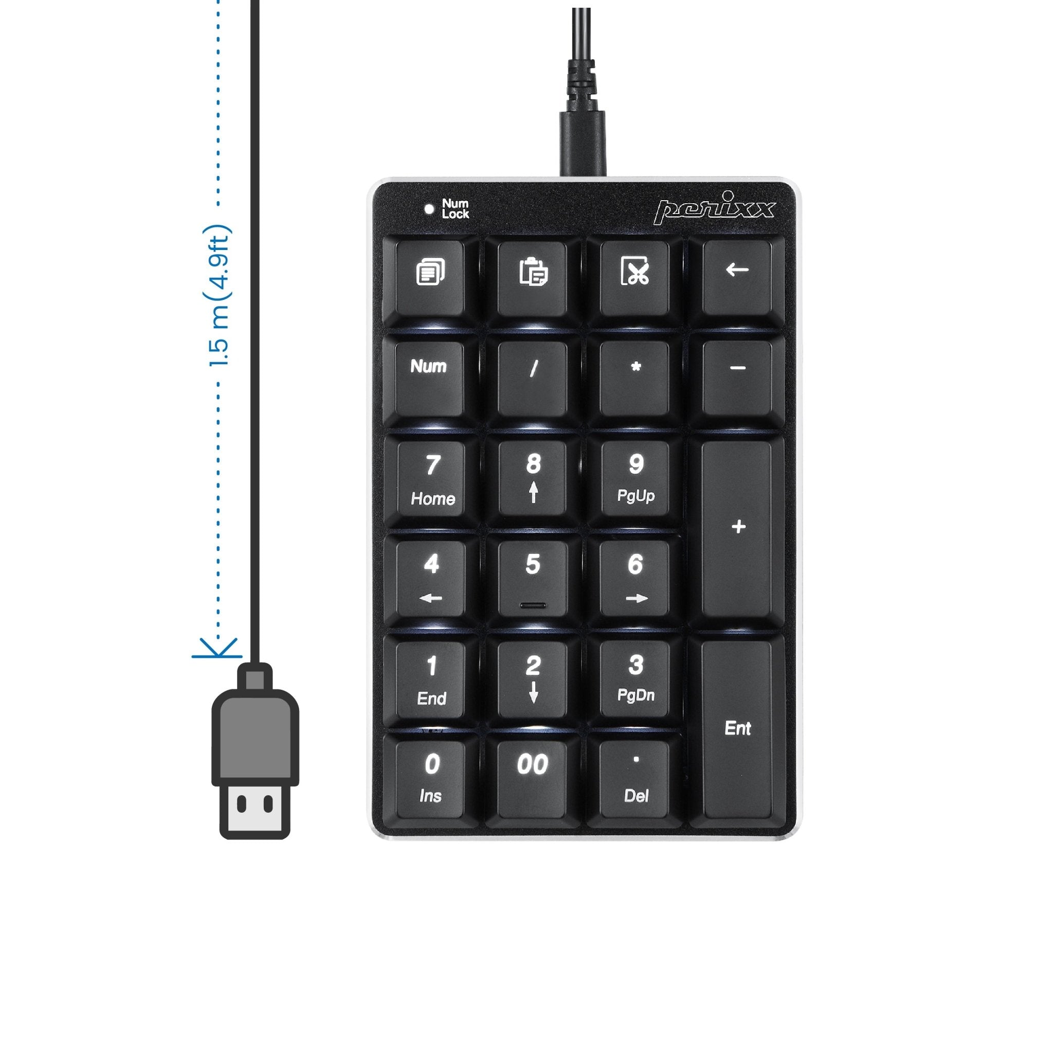 perixx-peripad-303-wired-backlit-mechanical-numeric-keypad-with-4-hotkeys image 3