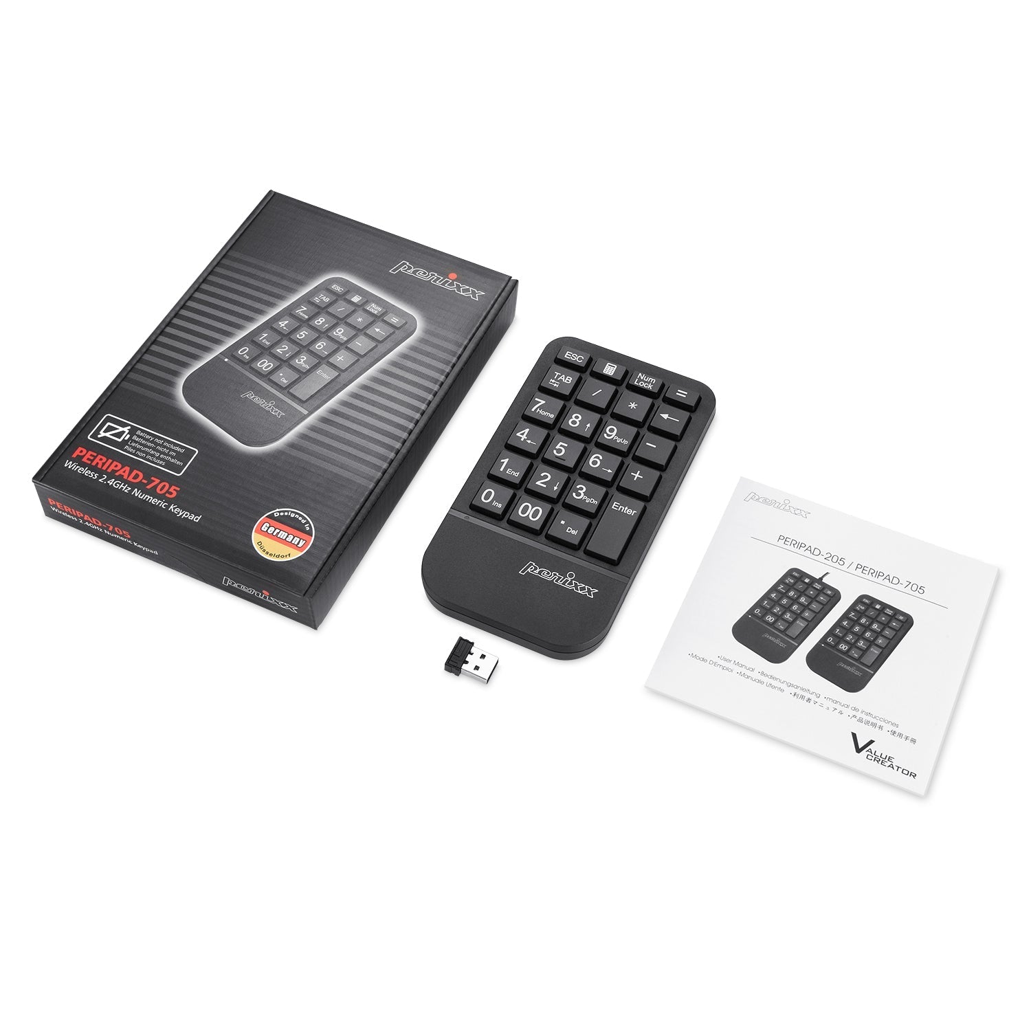 perixx-peripad-705-wireless-numeric-keypad-with-palm-rest-and-large-print-letter image 6