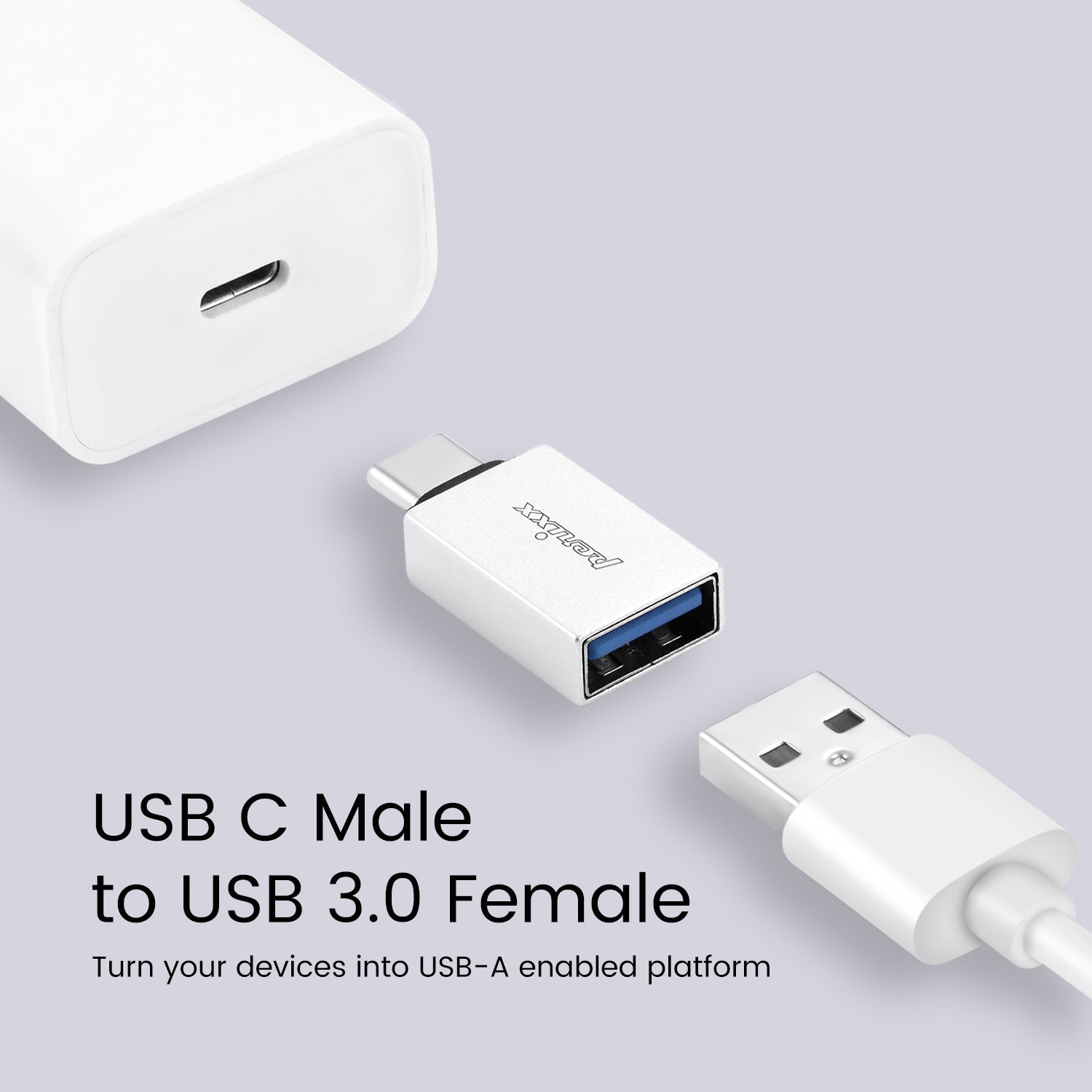 perixx-peripro-404-usb-a-to-usb-c-dongle-adapter image 3