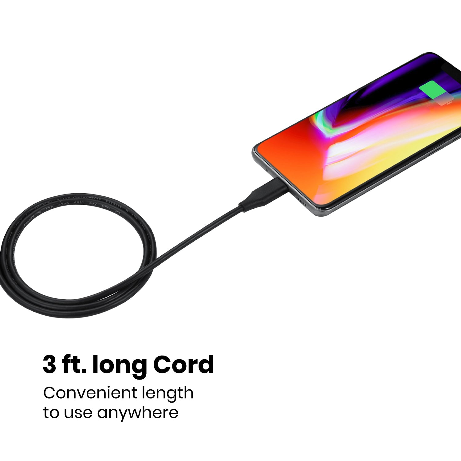 perixx-peripro-406-usb-c-to-usb-a-cable-3-ft-usb-2-0 image 6