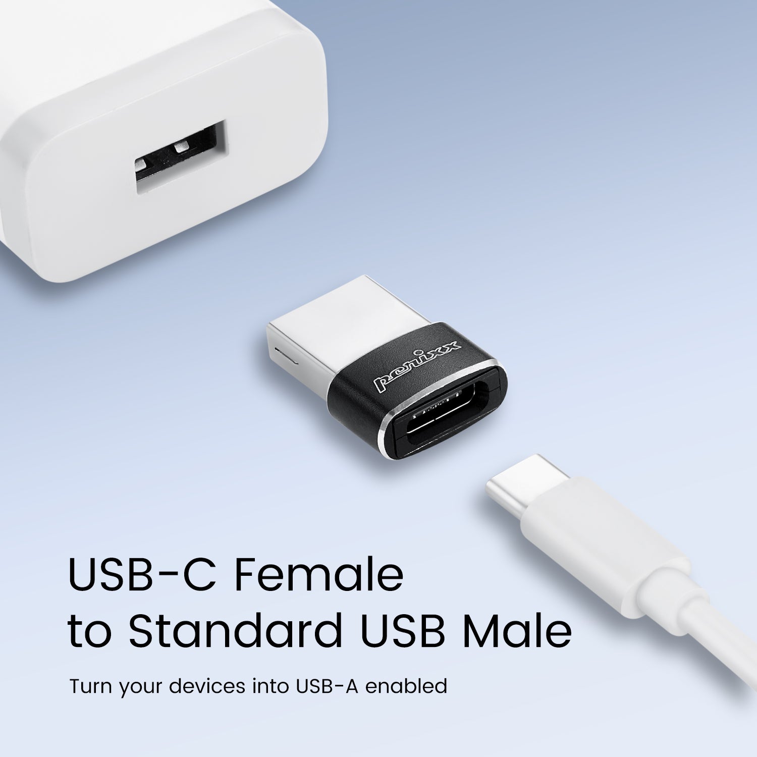 perixx-peripro-408-usb-c-female-to-usb-a-male-adapter image 2