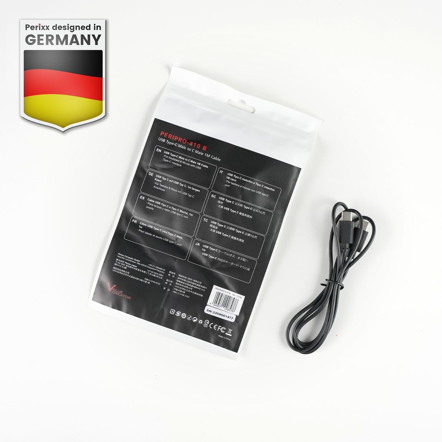 perixx-peripro-410-usb-c-to-usb-c-cable-3ft-480mbps-2a image 6