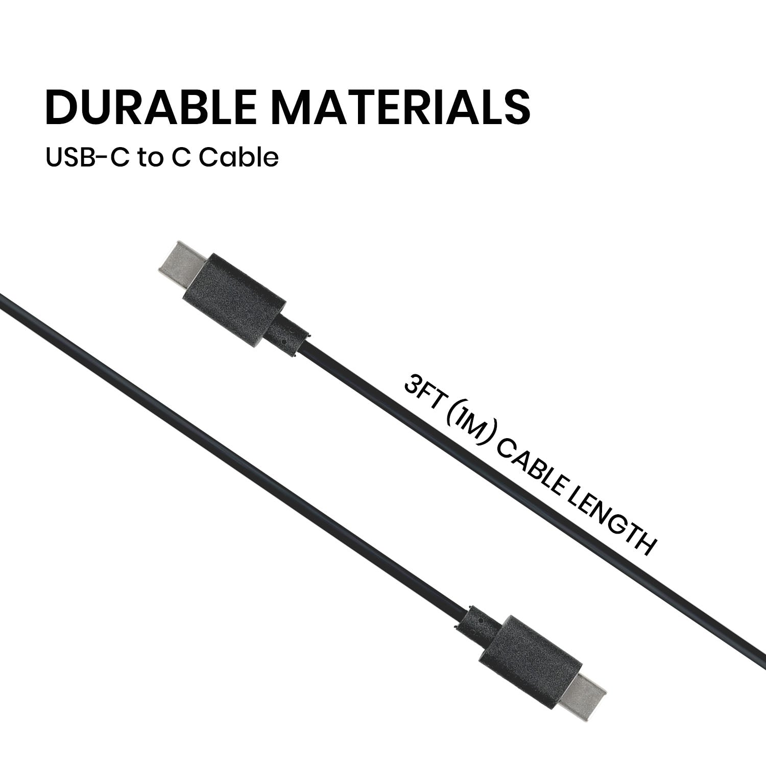 perixx-peripro-410-usb-c-to-usb-c-cable-3ft-480mbps-2a image 2