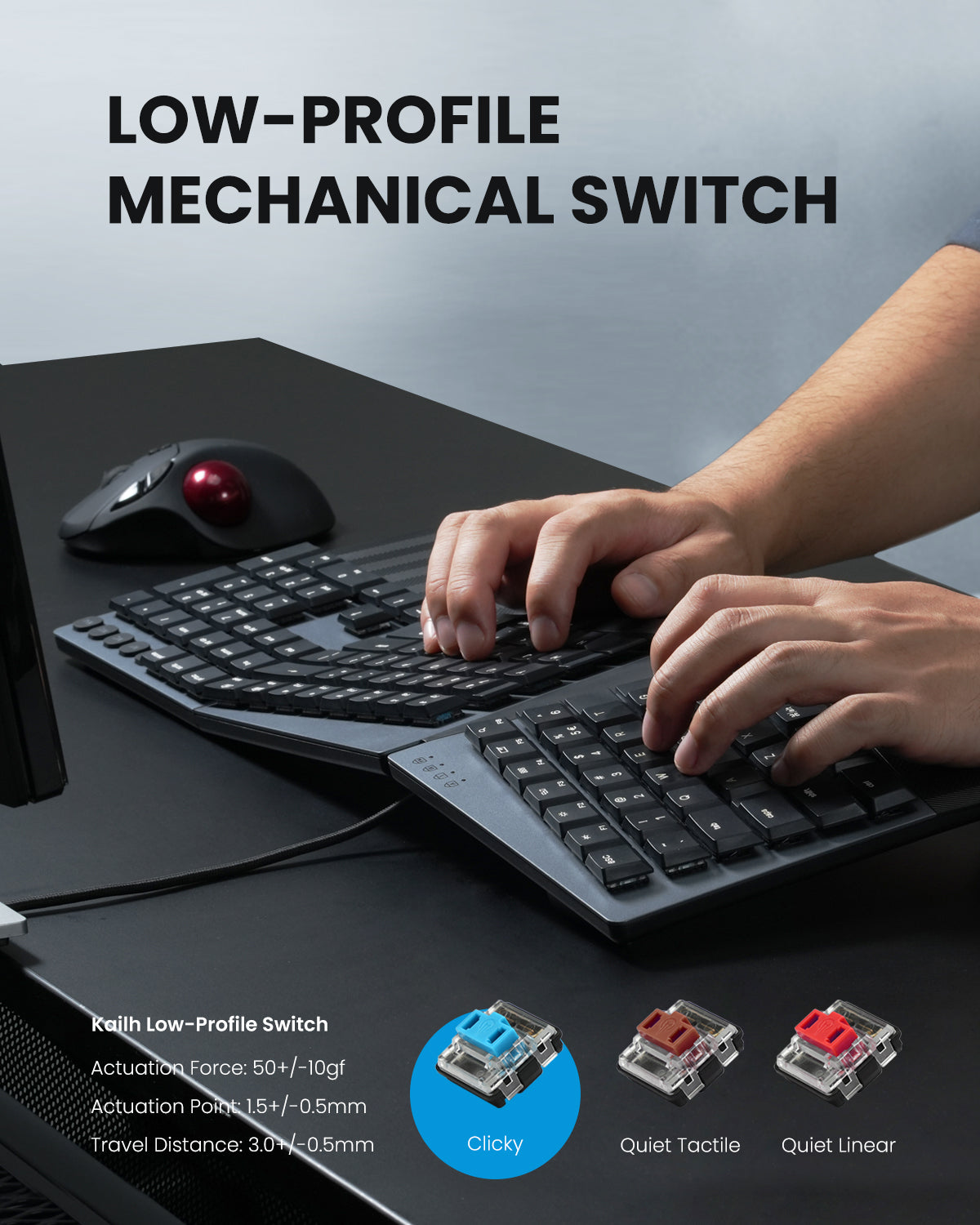 perixx-periboard-535ii-wired-ergo-mechanical-keyboard-with-split-key-ergonomic-d image 4