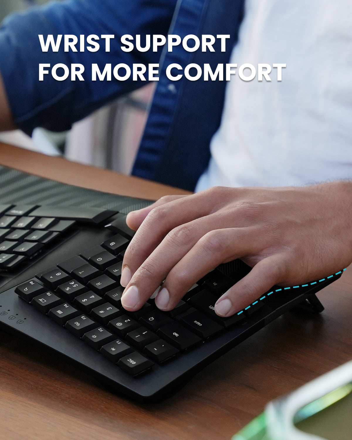 perixx-periboard-535ii-wired-ergo-mechanical-keyboard-with-split-key-ergonomic-d image 6